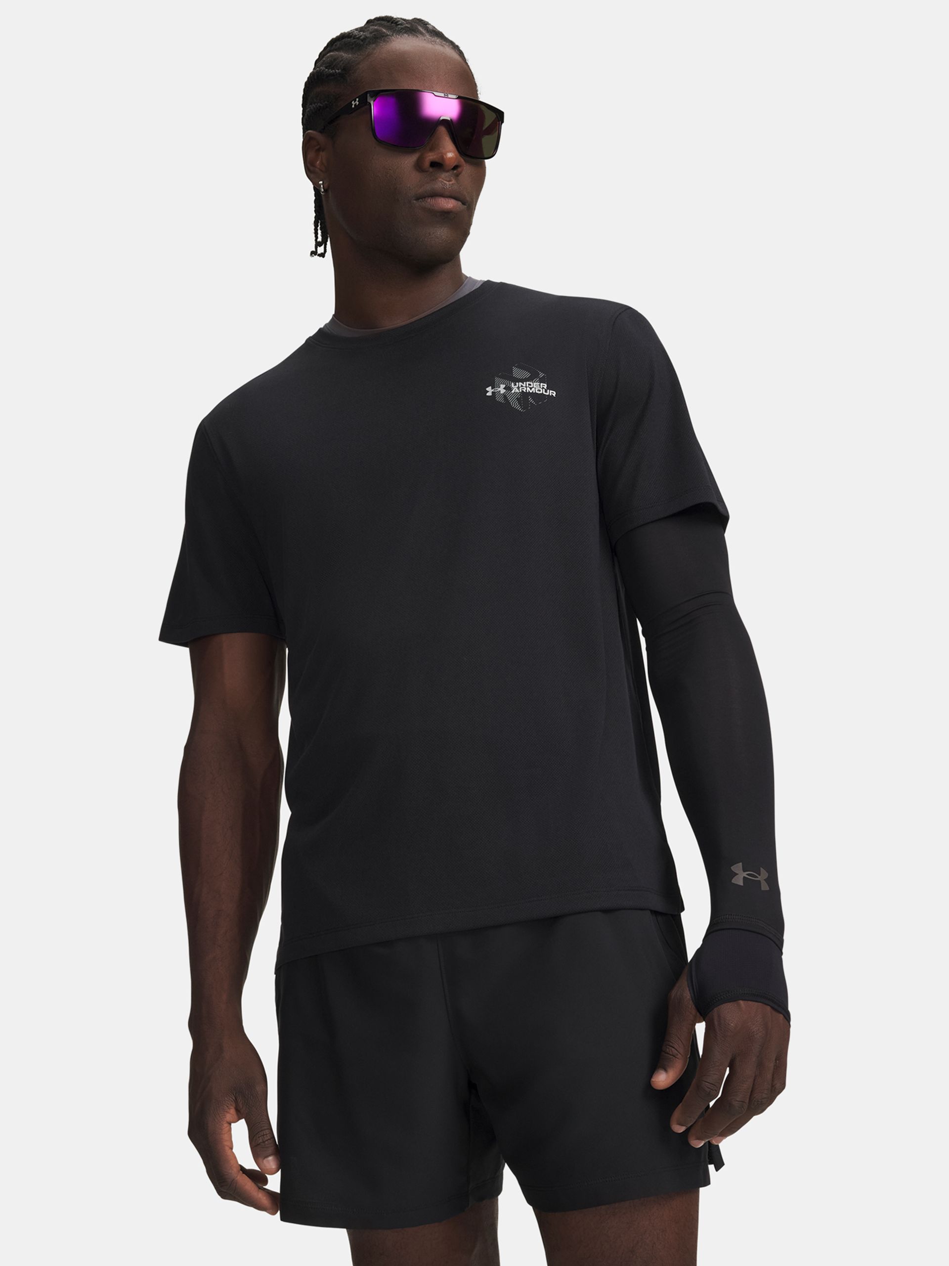 Vyriški marškinėliai Under Armour UA M Velociti Run Cube SS - 001