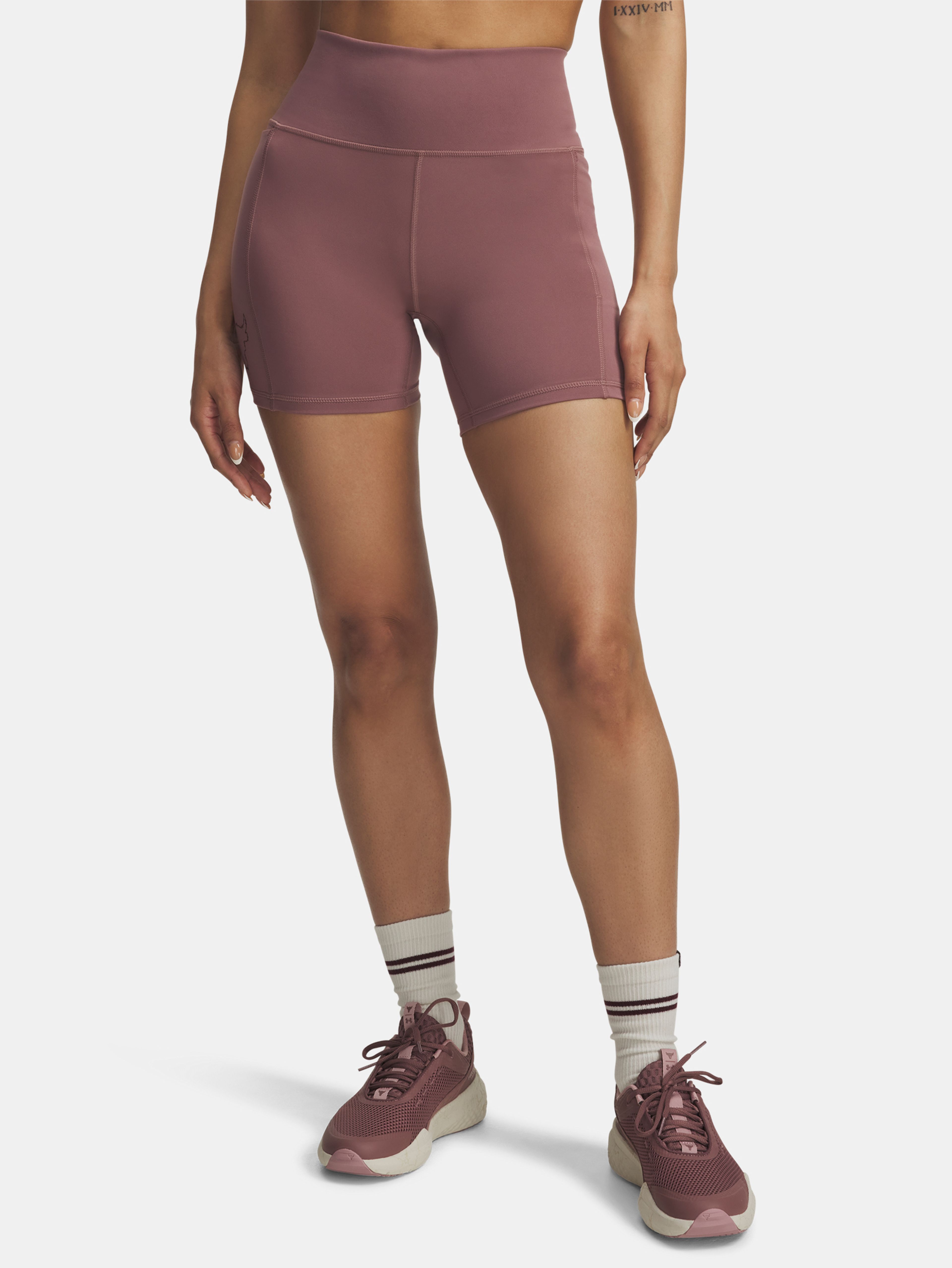 Női rövidnadrágok Under Armour Pjt Rck Middie Short-BRN