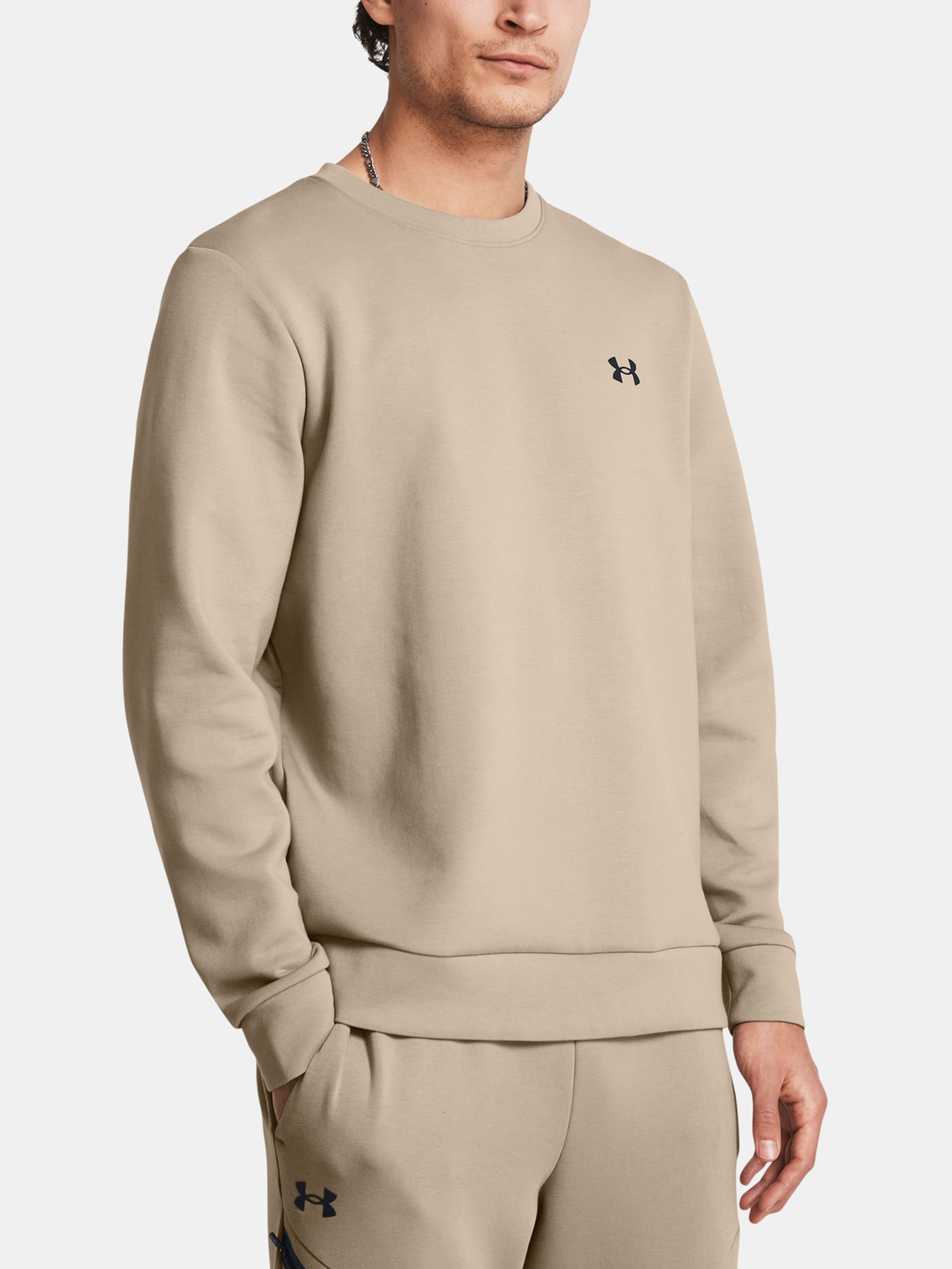 Férfi felső Under Armour UA Unstoppable Flc Crew