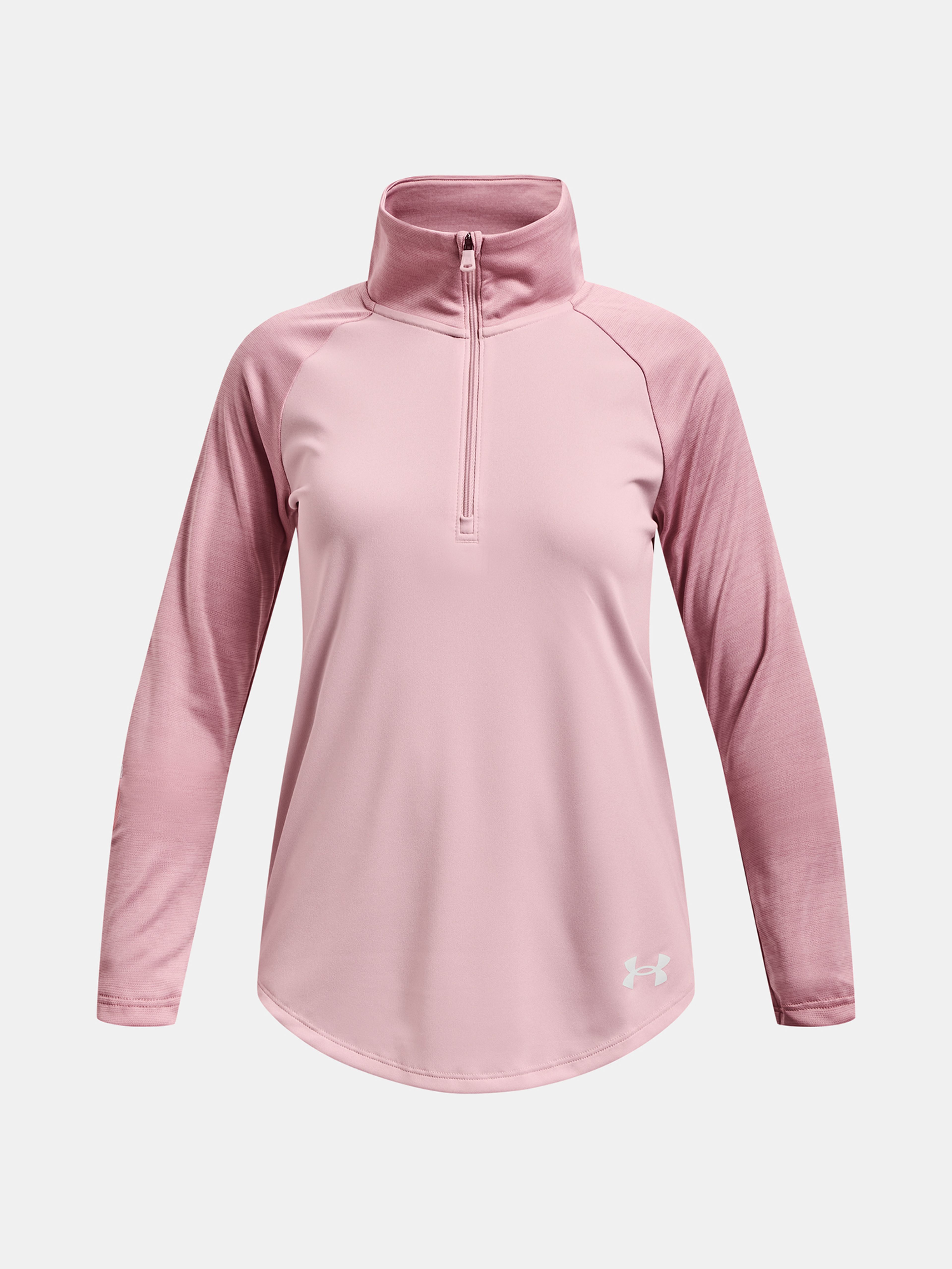 Dekliška majica Under Armour Tech Graphic Half Zip-PNK