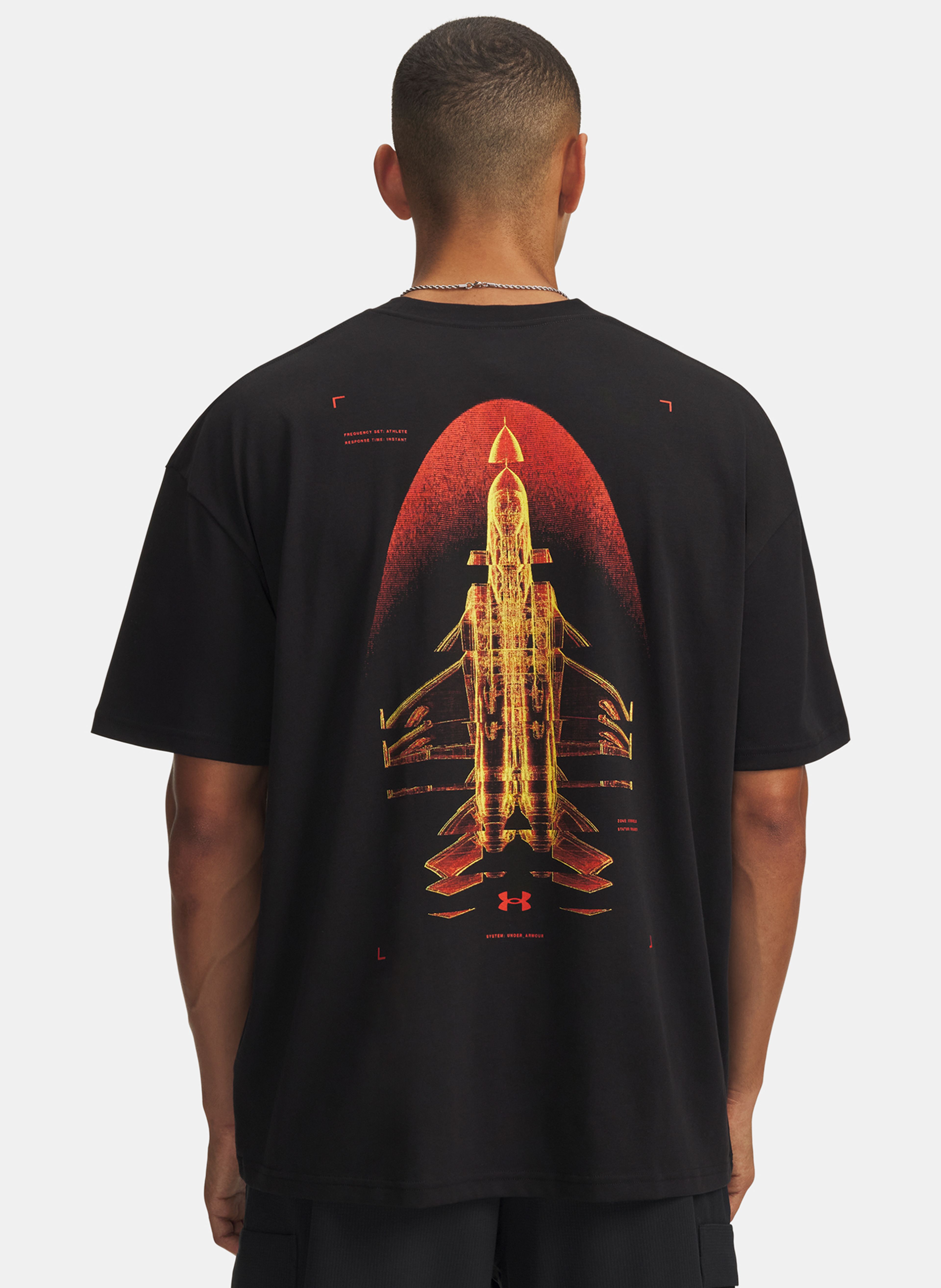 Vyriški marškinėliai Under Armour UA M HWT ECHO JET SS - 002