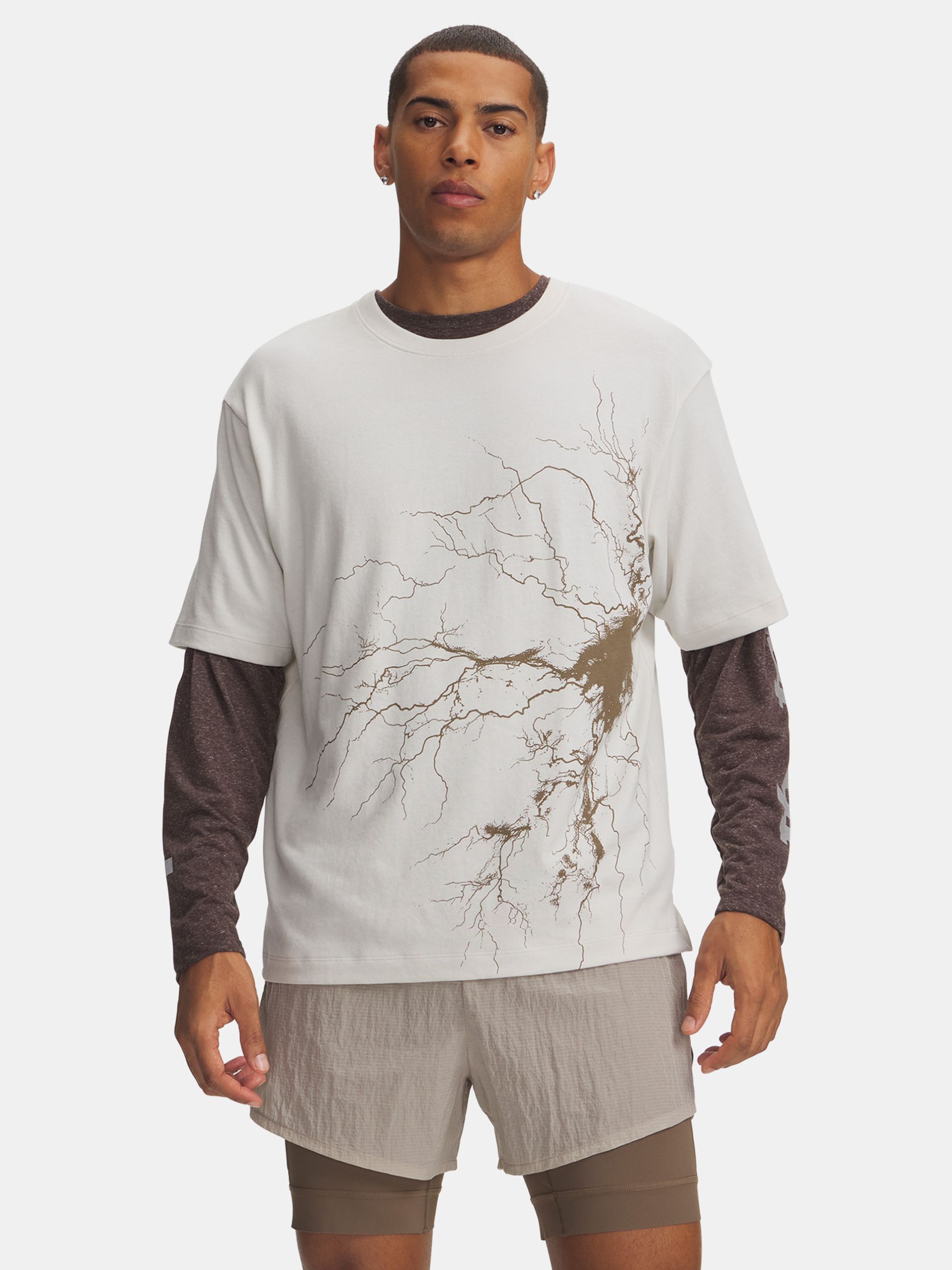 Meeste t-särk Under Armour UA HB Run HW Lightning SS - 001