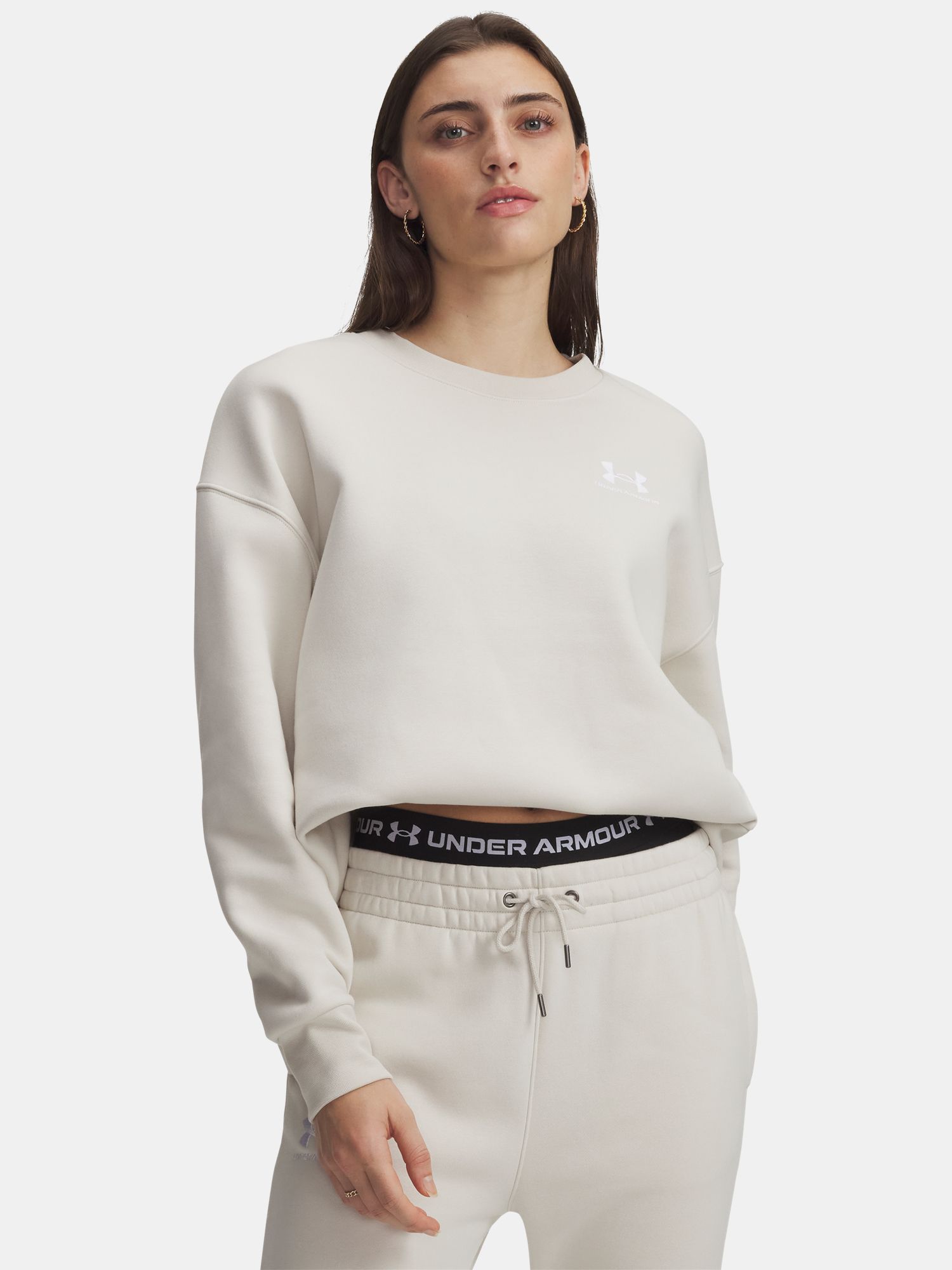 Dámská mikina Under Armour UA Icon Fleece OS Crew | underarmour.cz