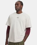Vyriški marškinėliai Under Armour UA M HWT METAL LOGO SS-Balta - 001