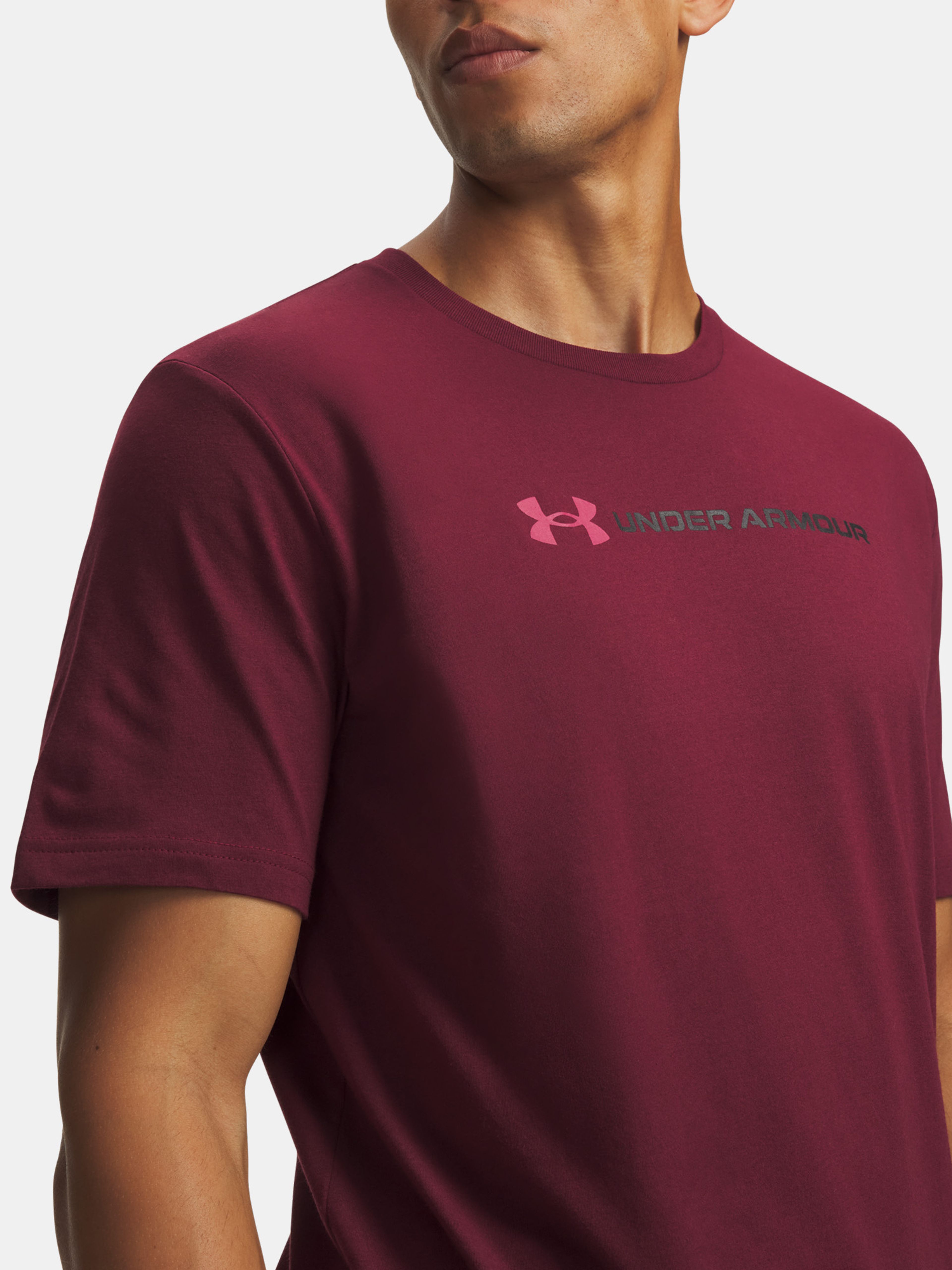 Férfi póló Under Armour UA M LOGO WM SS - 003