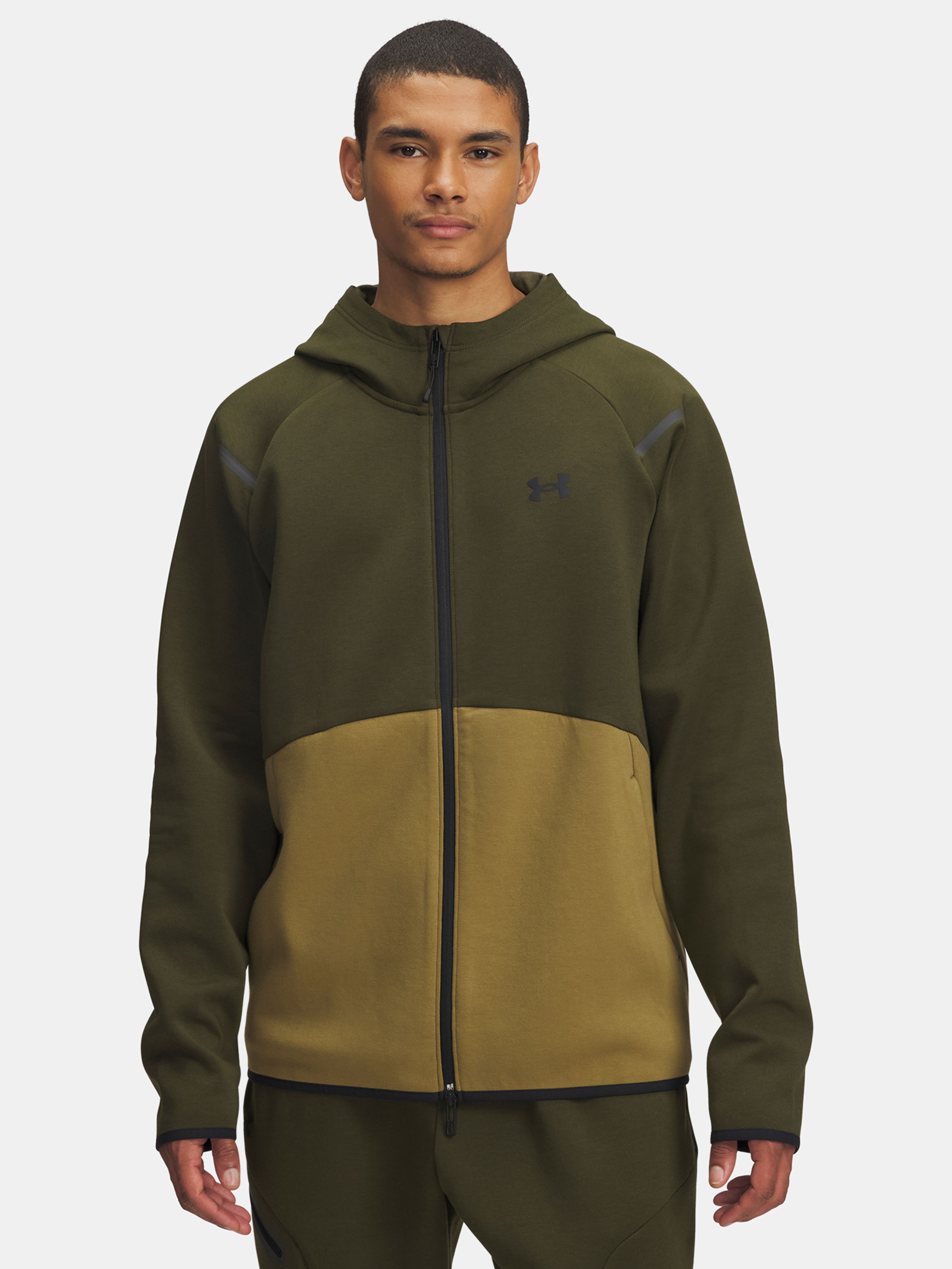 Pánská mikina Under Armour UA Unstoppable Flc FZ HD EU-GRN