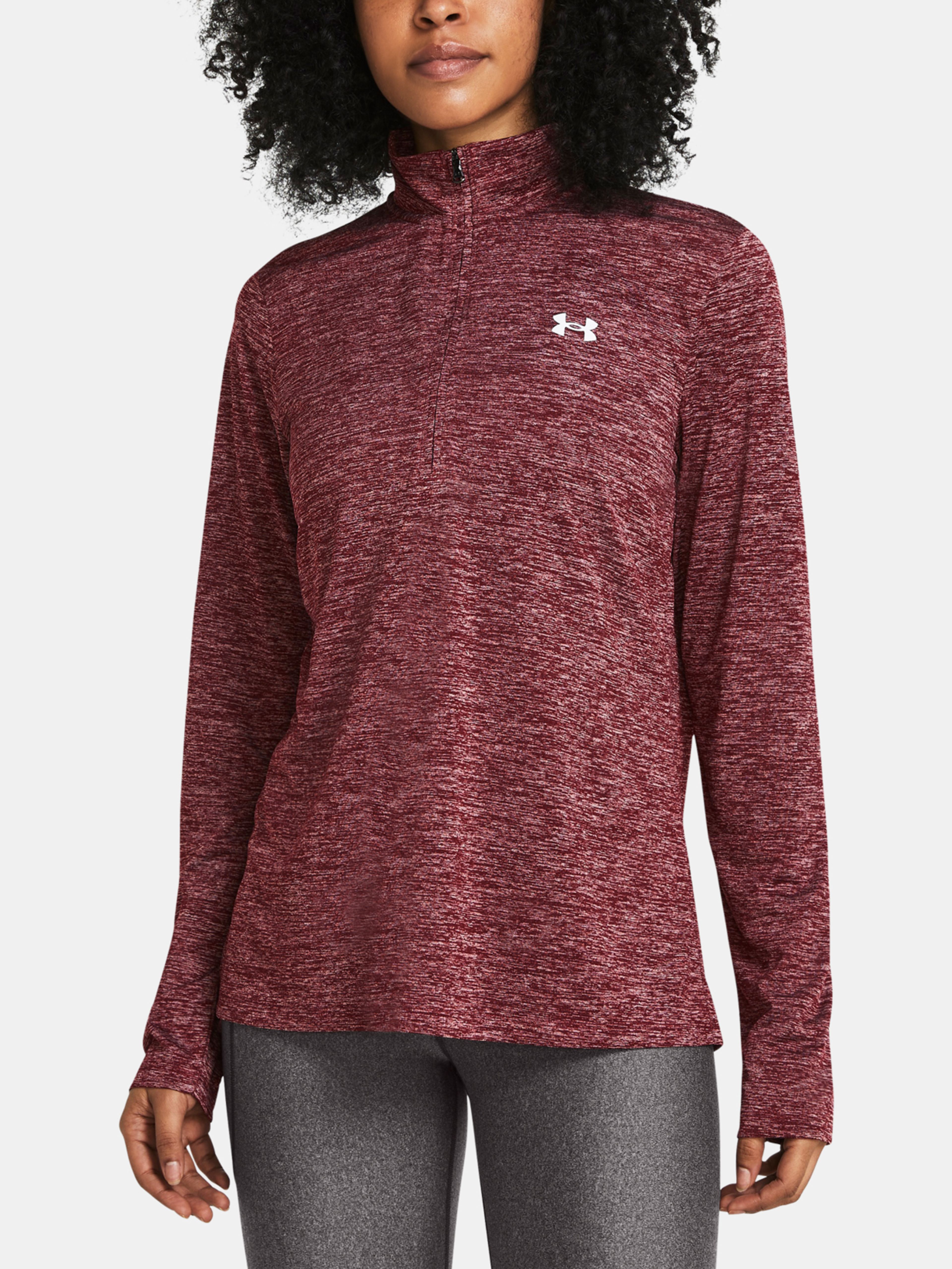 Női póló Under Armour Tech 1/2 Zip- Twist