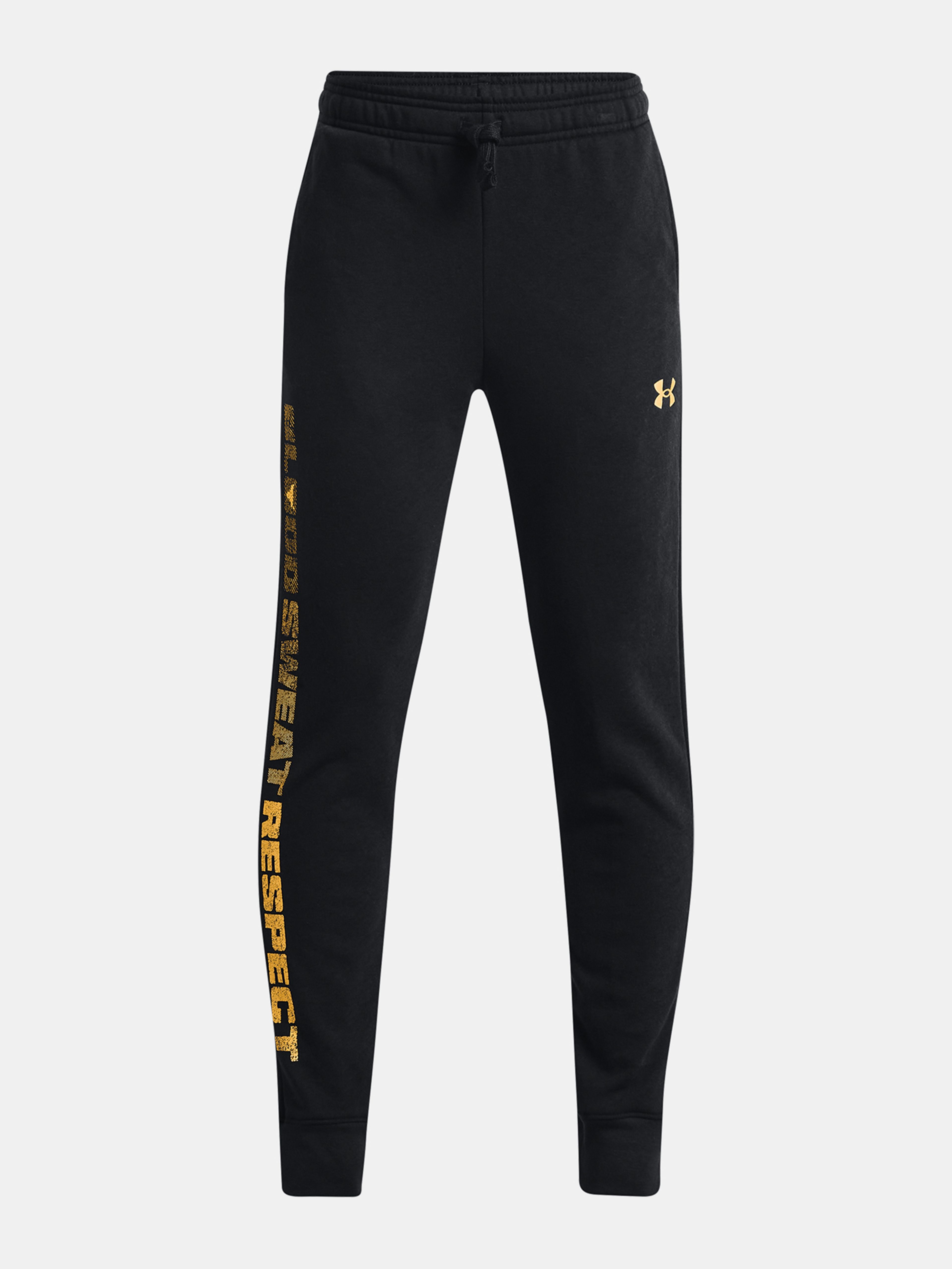 Deške spodnji del trenirke Under Armour UA PJT Rock RVL FLC JGRS-BLK