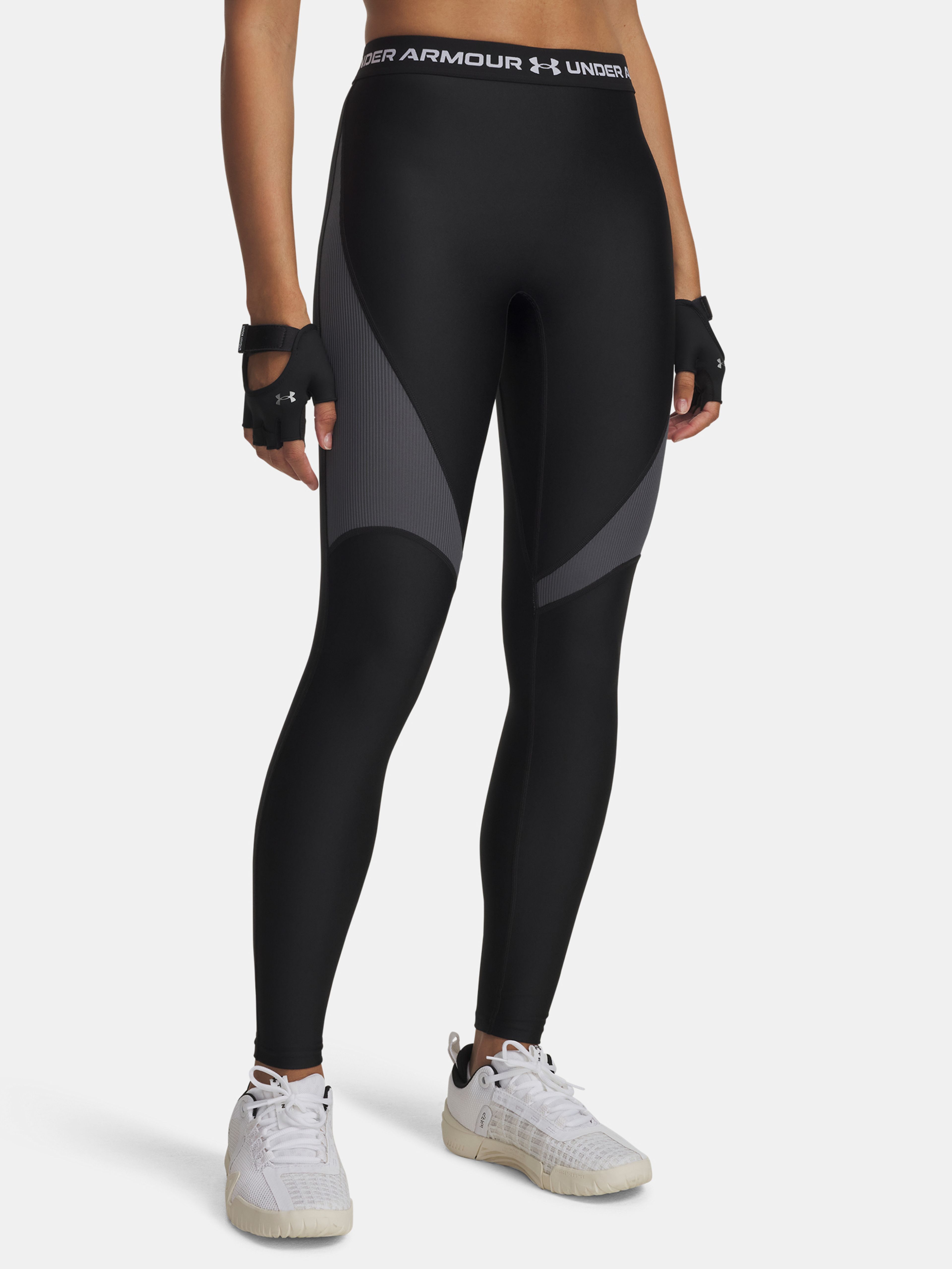 Dámske legíny Under Armour UA HG Rib Legging-BLK