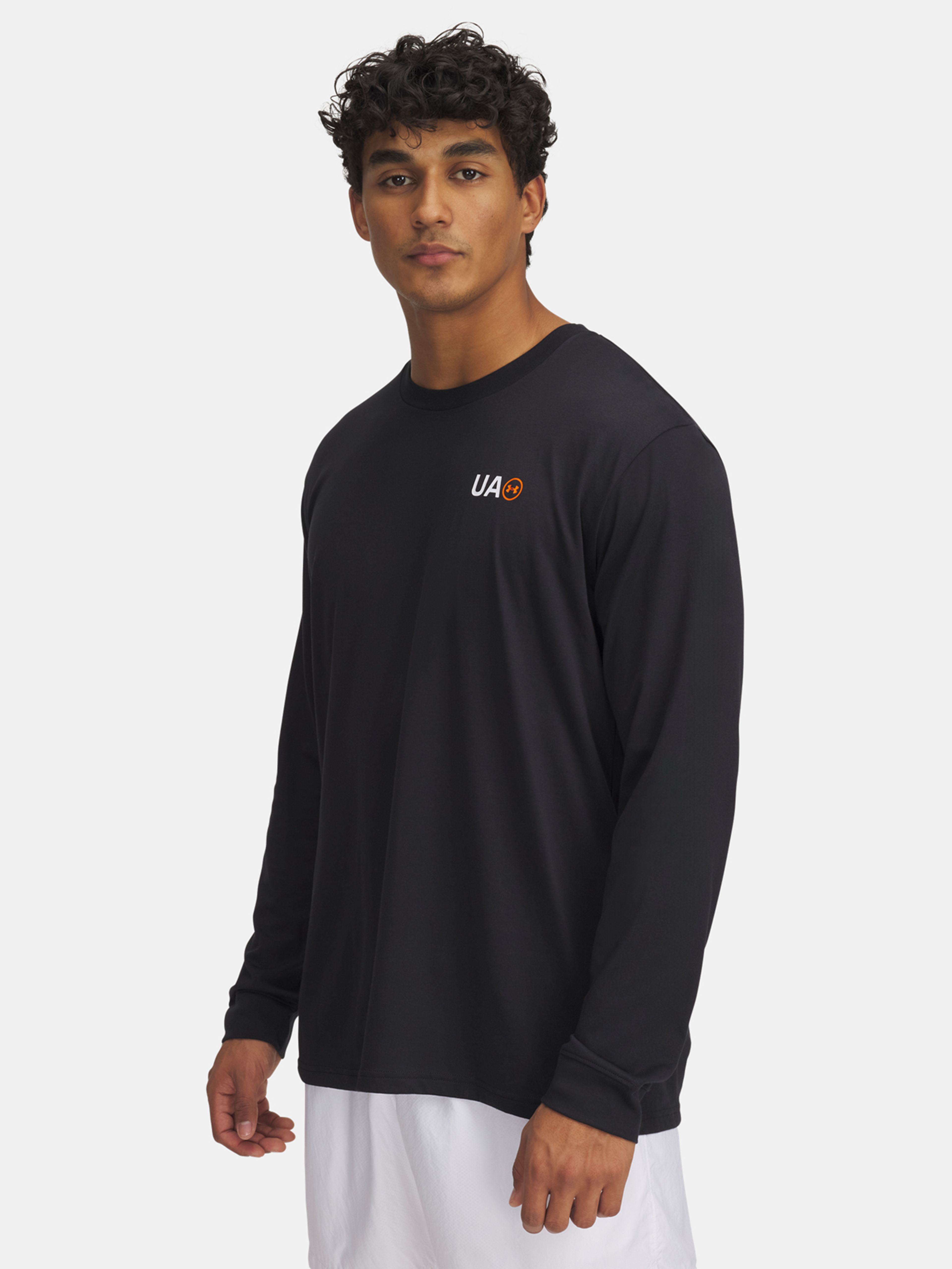 Férfi póló Under Armour UA M WORKWEAR LOGO LS