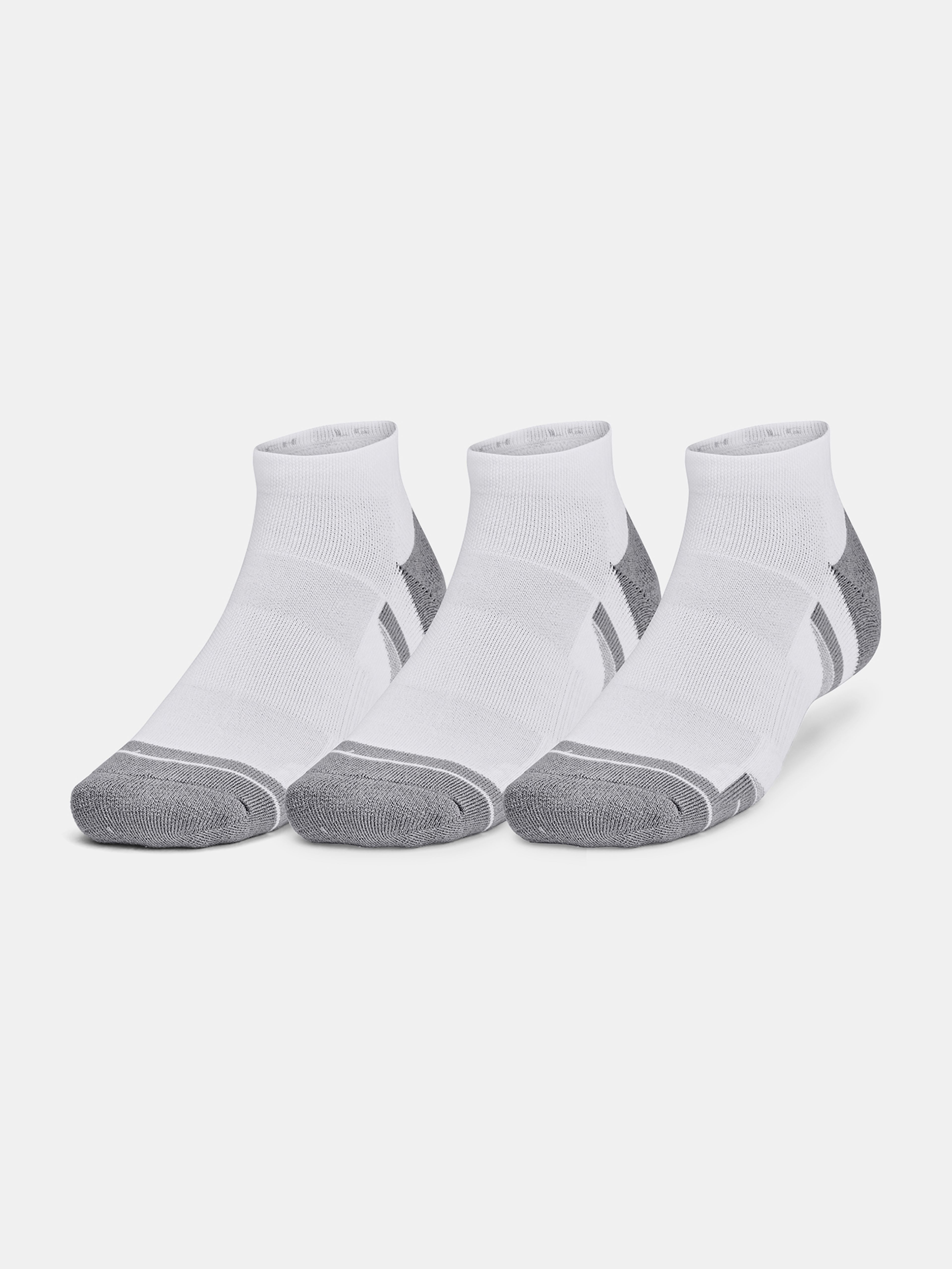 Unisexové ponožky Under Armour UA Performance Tech 3pk Low-WHT