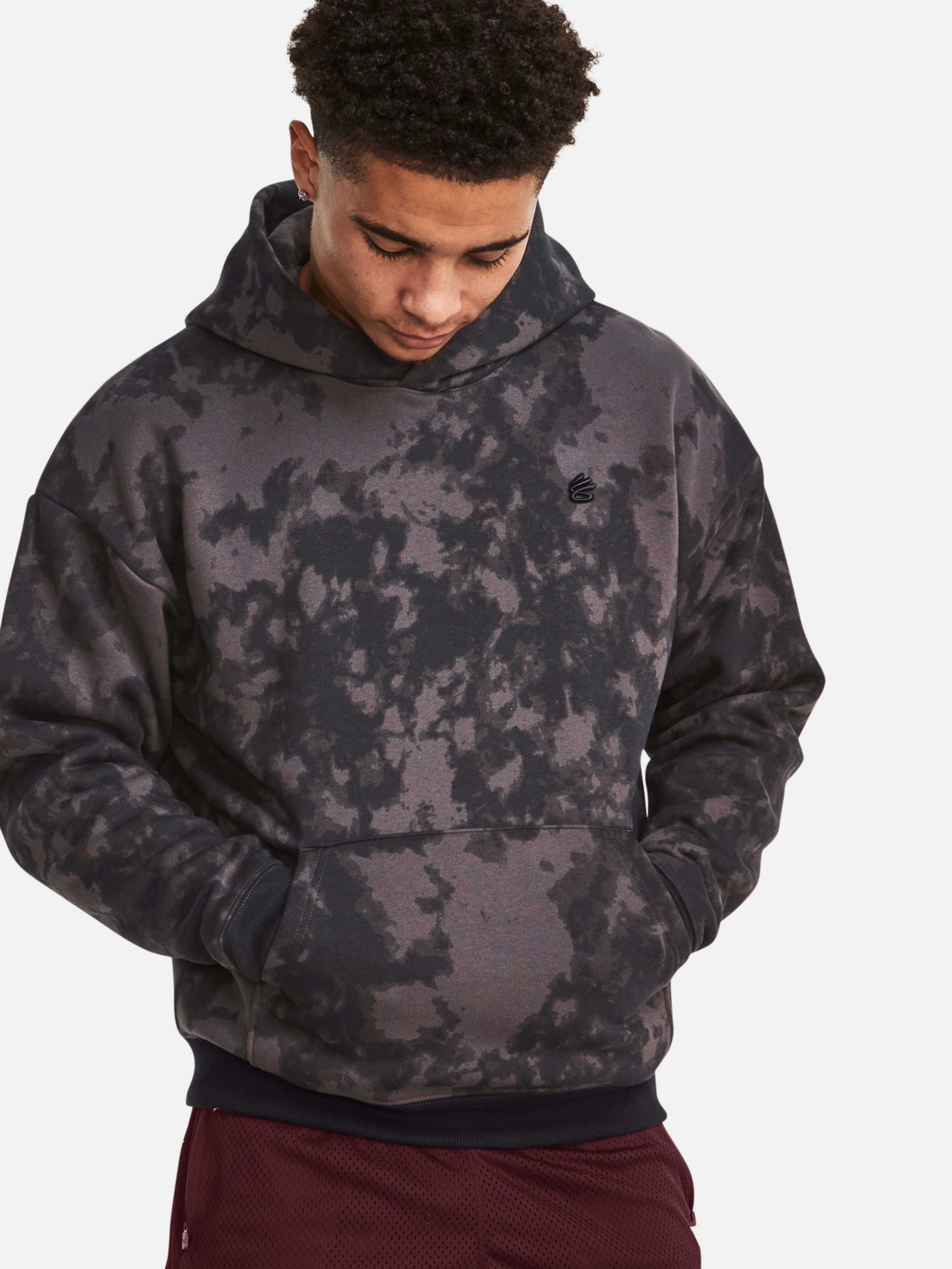 Pánská mikina Under Armour Curry Acid Wash Hoodie