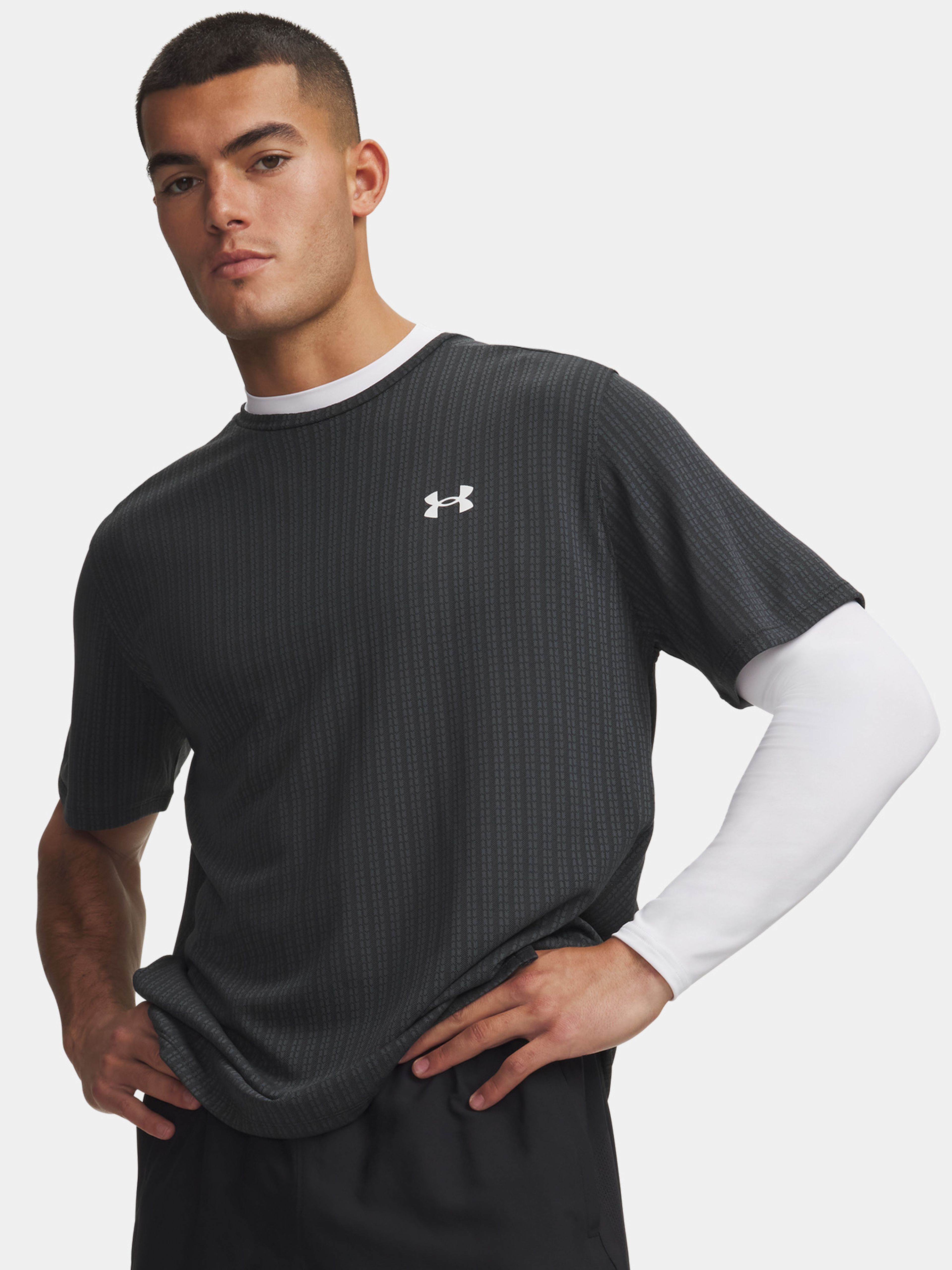 Férfi póló Under Armour Tech Vent Jacquard NEW - 001