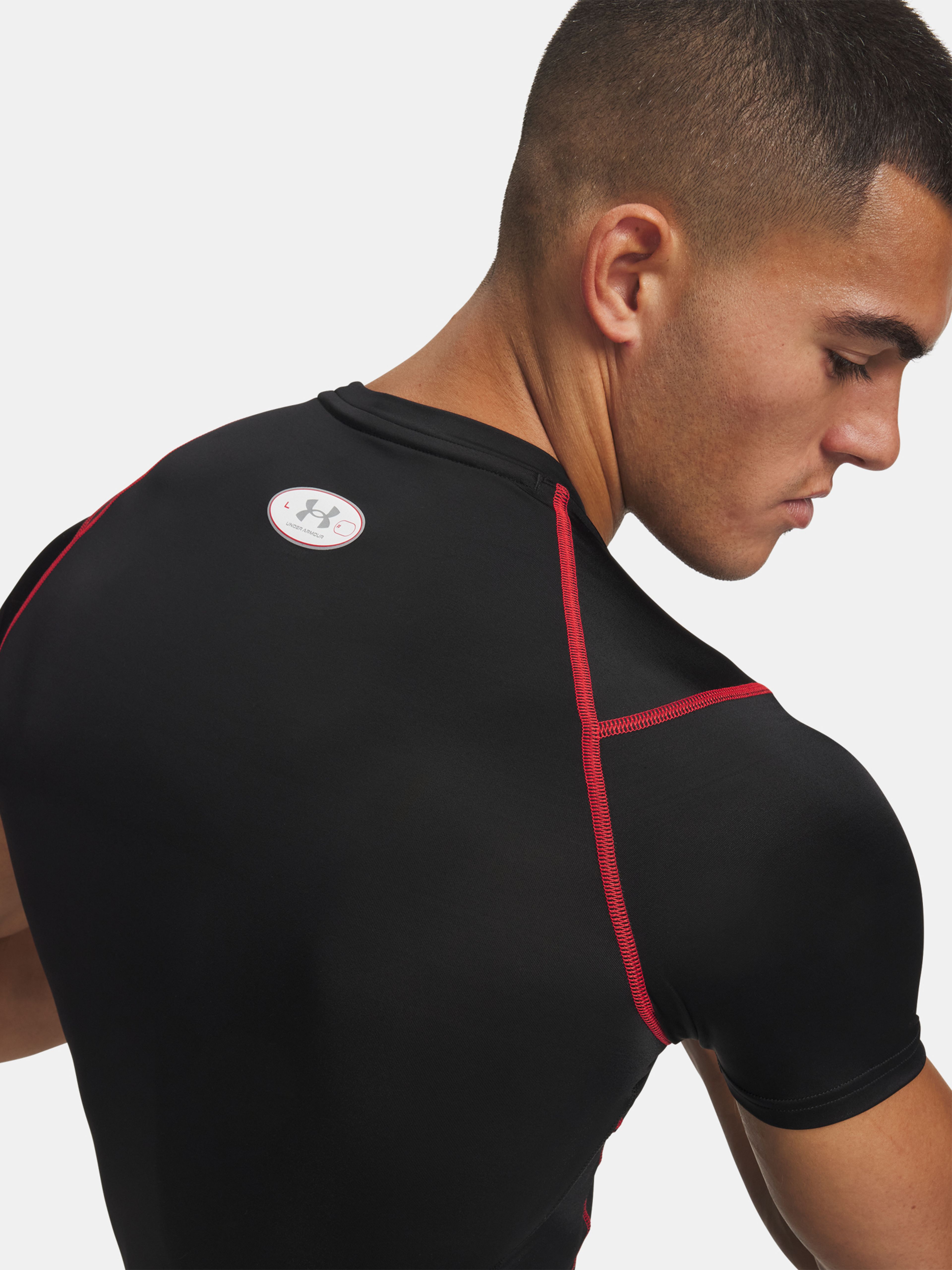 Férfi póló Under Armour UA HG Elite Comp SS - 003
