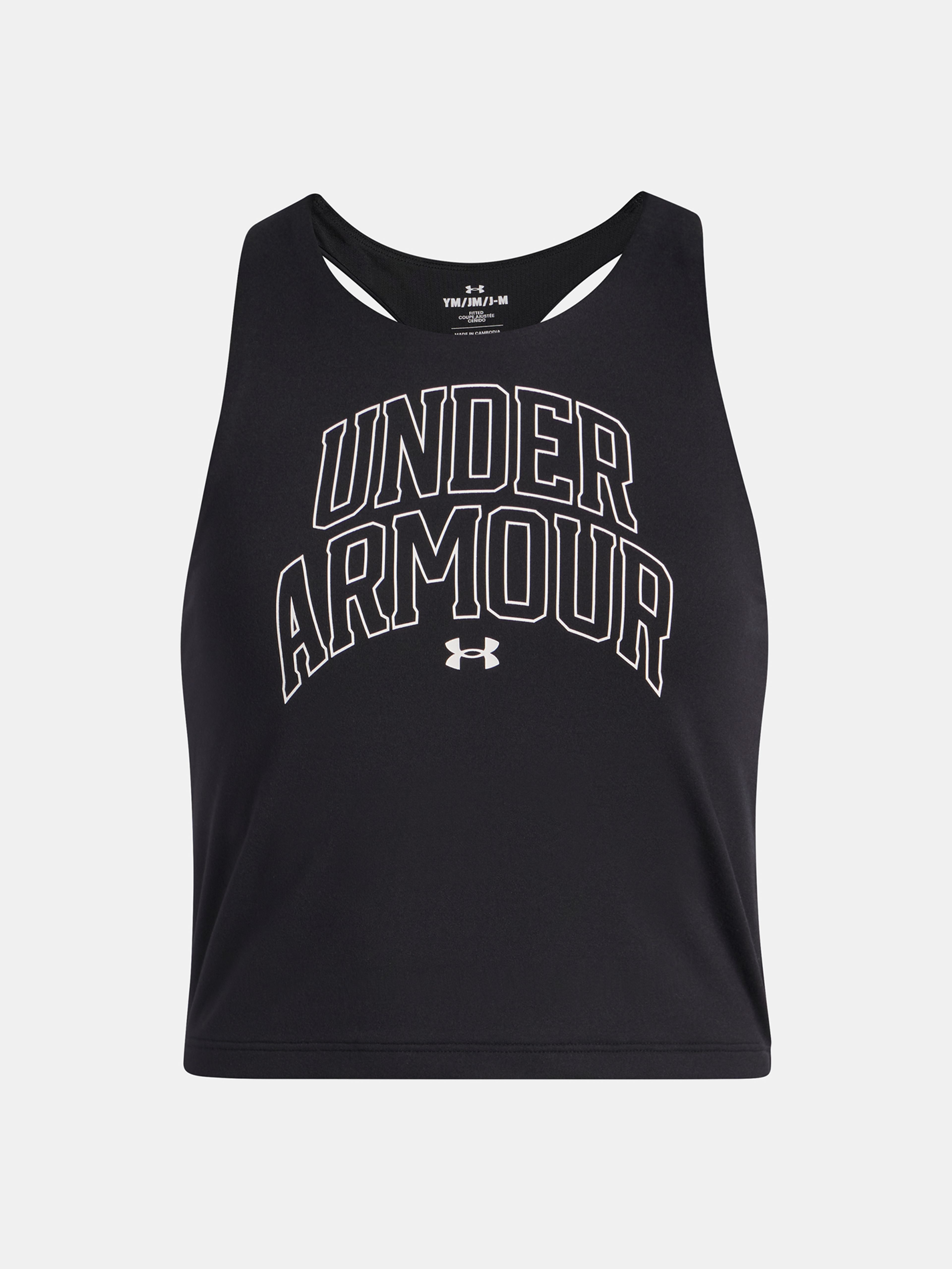 Dievčenské tielko Under Armour UA Motion Branded Tank-BLK