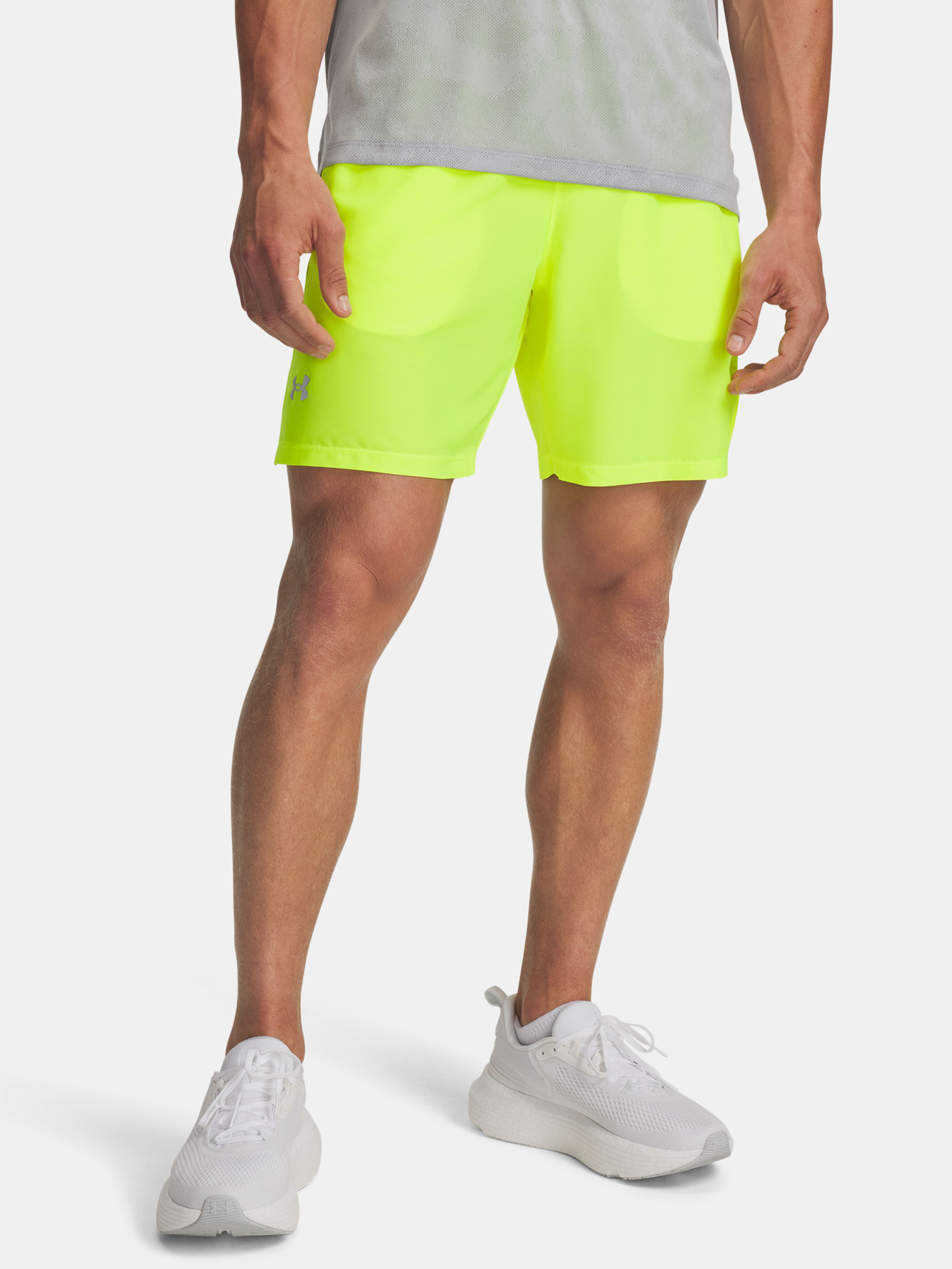Pánske kraťasy Under Armour UA LAUNCH 7'' SHORTS-YLW