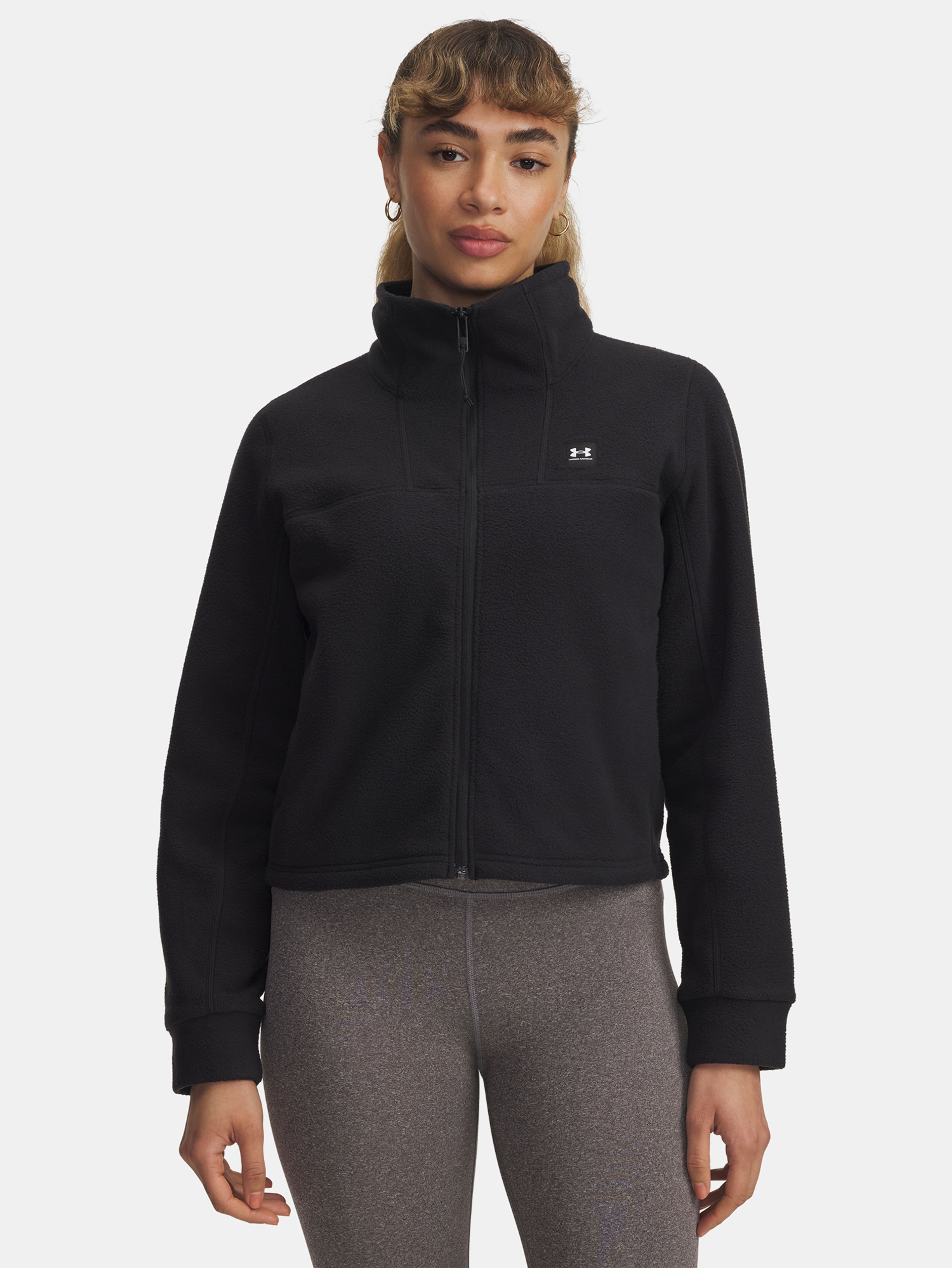 Dámska mikina Under Armour UA W Expanse Fleece FZ-BLK