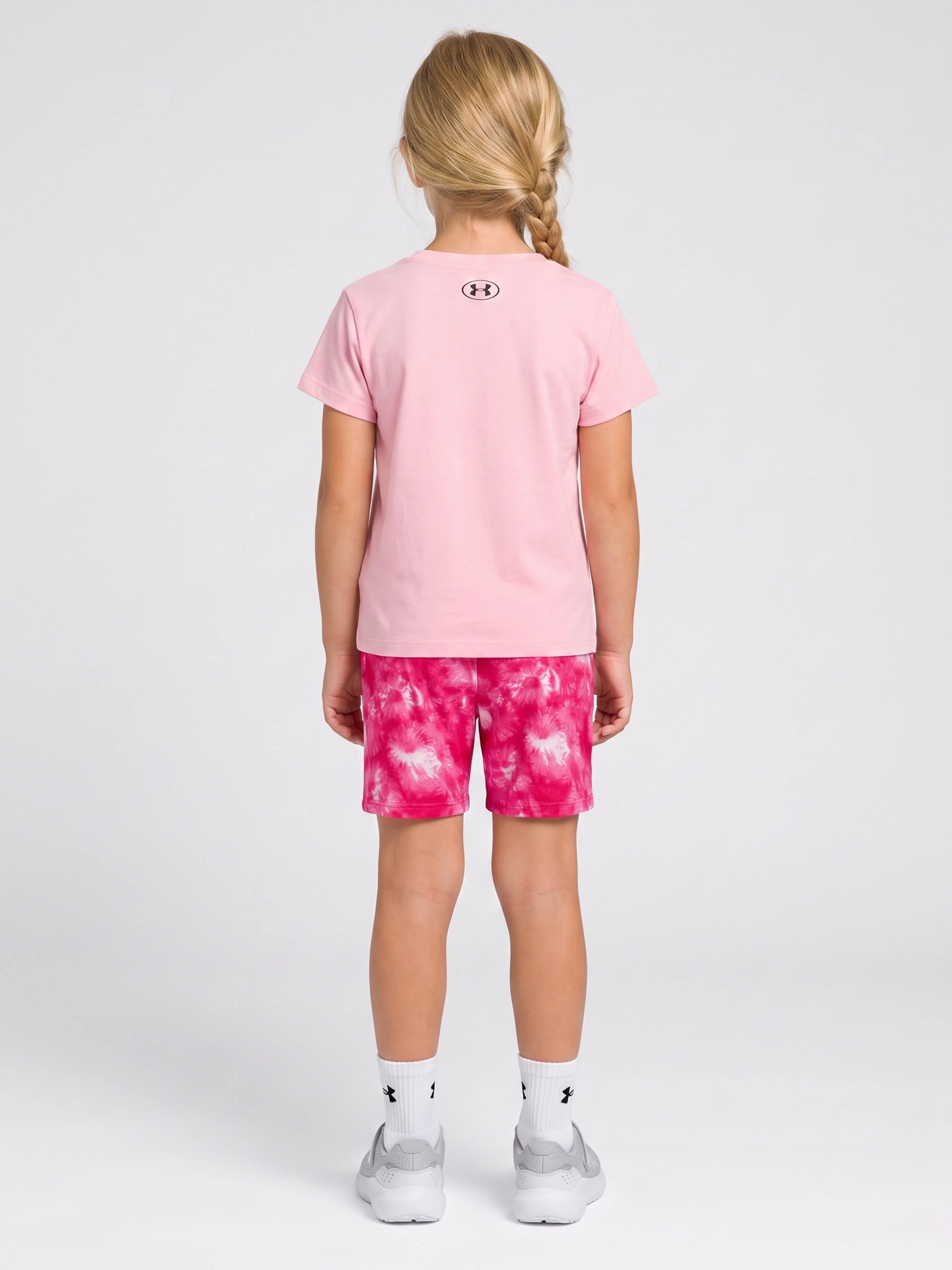 Mergaičių rinkinys Under Armour UA PRINTED BIKE SHORT SET - 002