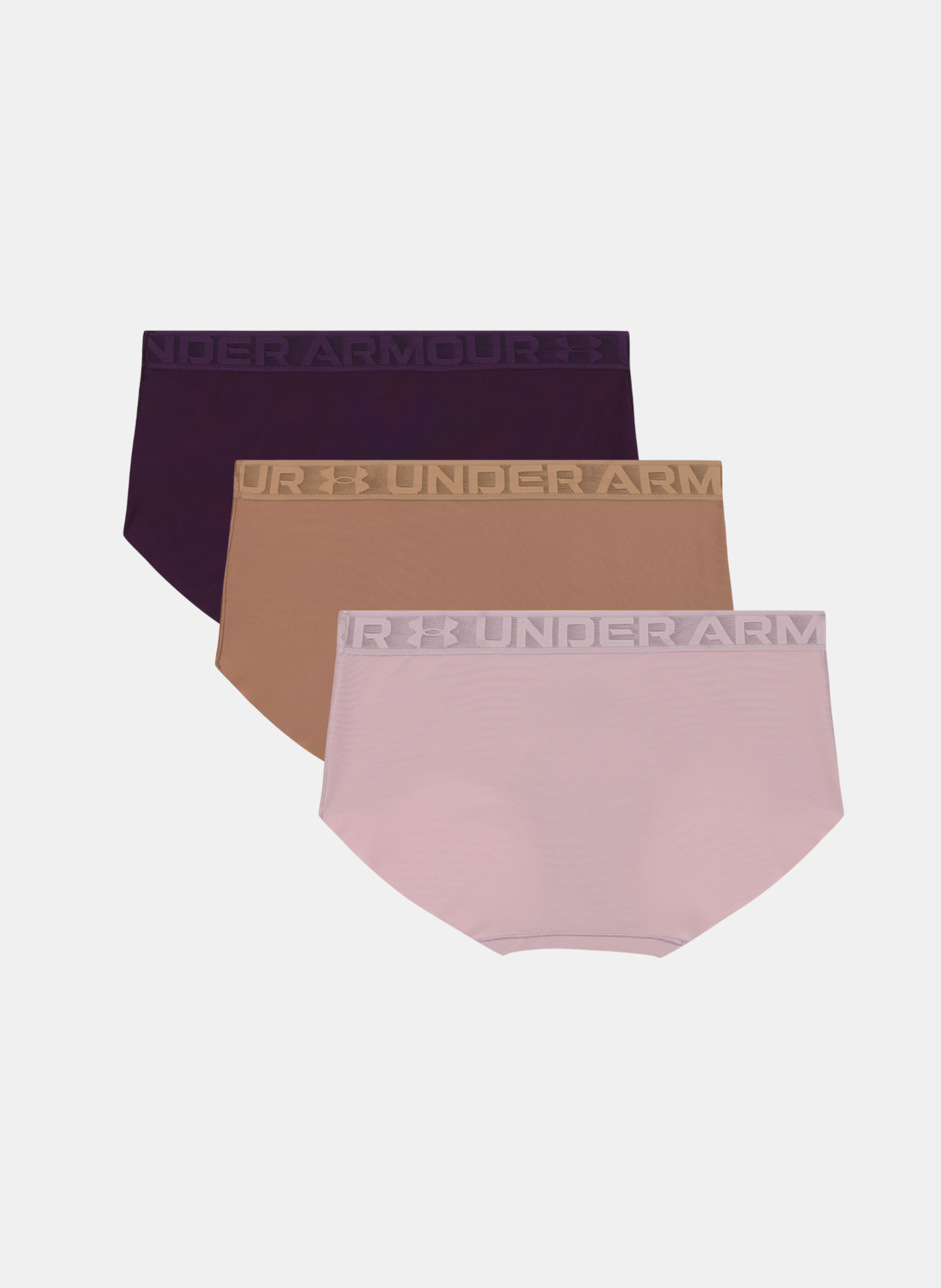 Sieviešu biksītes Under Armour UA Ps Ns Lace Trim Boyshort-Solid - 3pk - 002