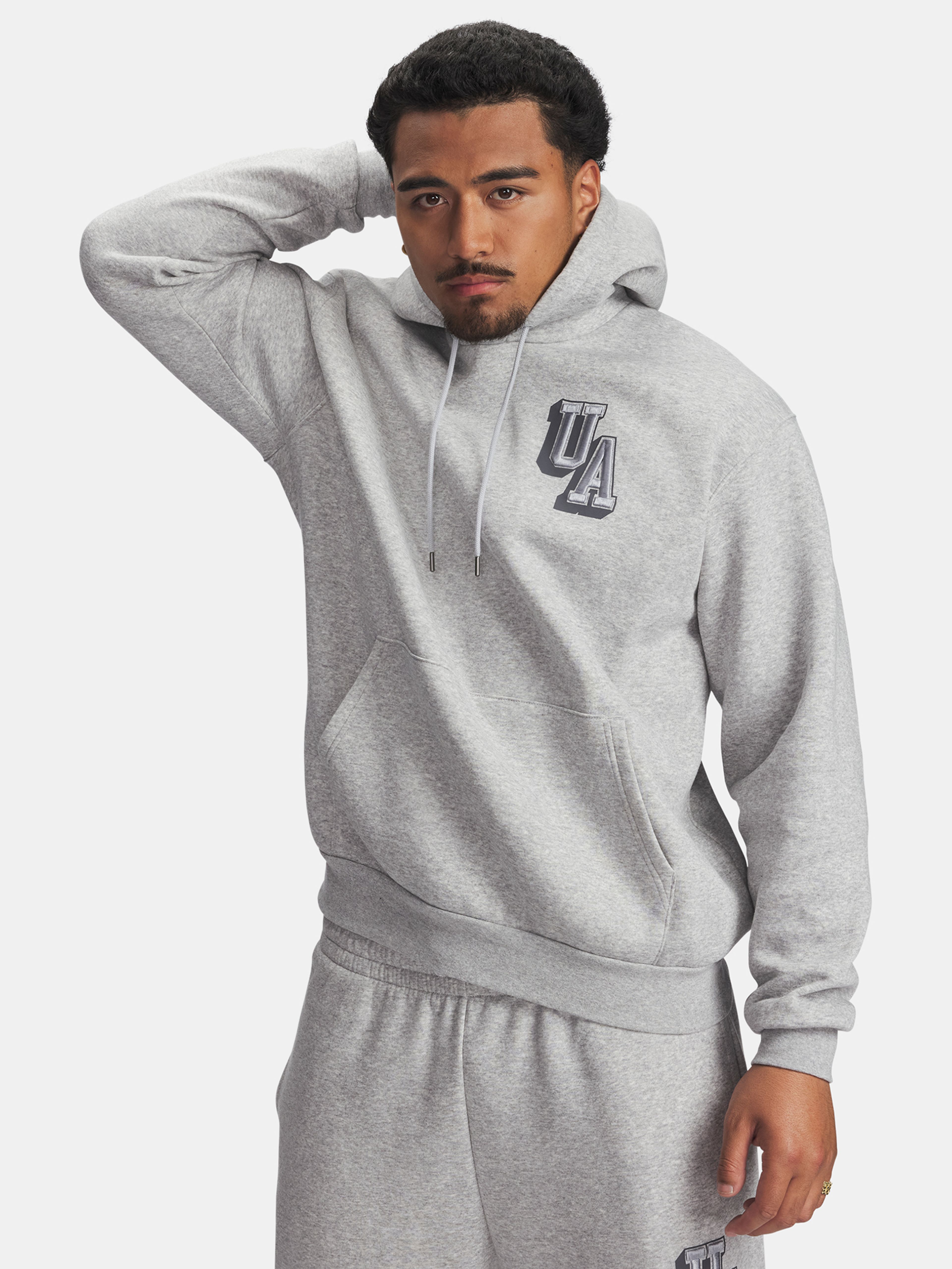 Pánská mikina Under Armour UA Icon Flc Graphic Top-GRY