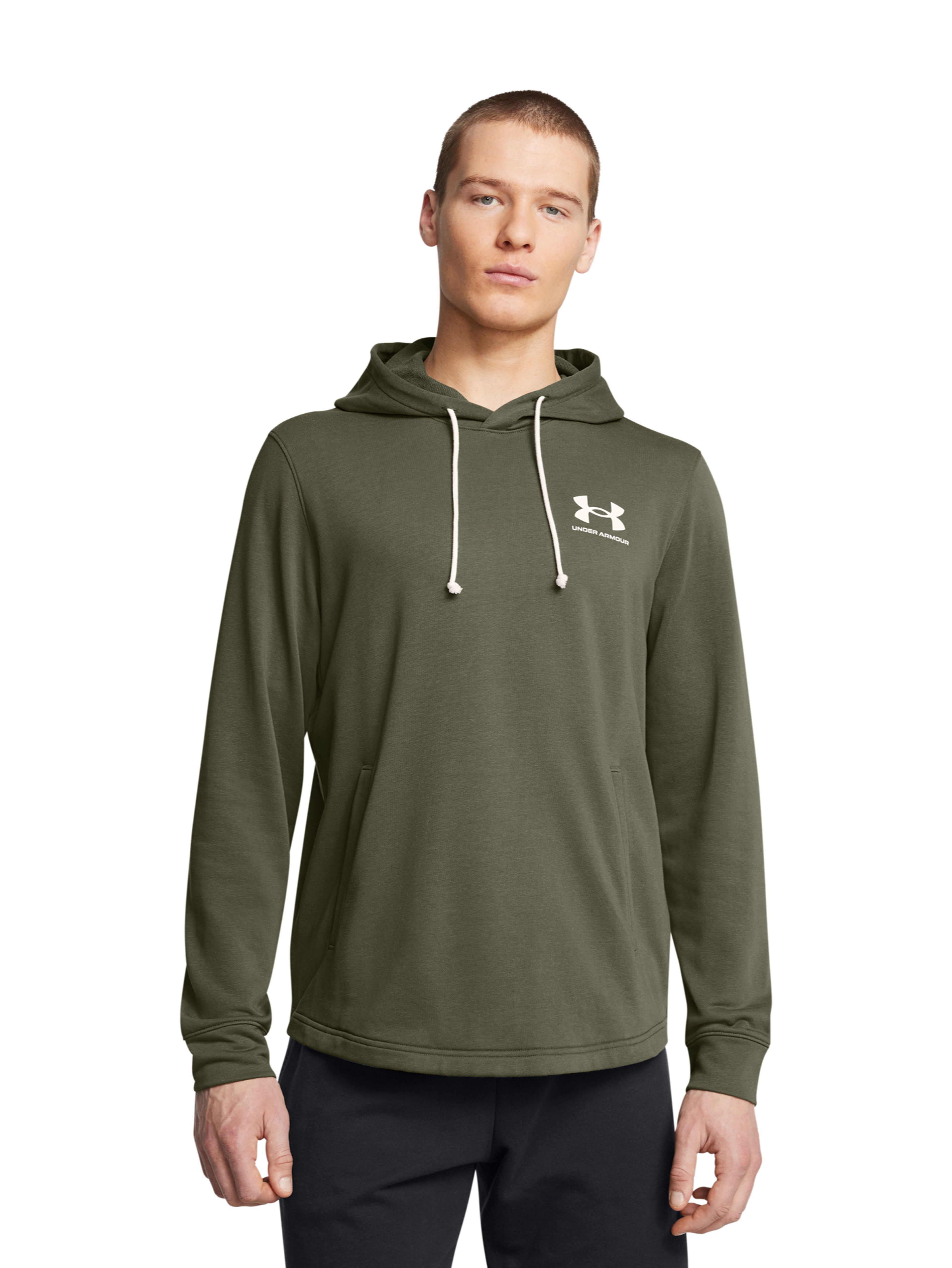 Moški pulover  Under Armour UA Rival Terry LC HD-GRN