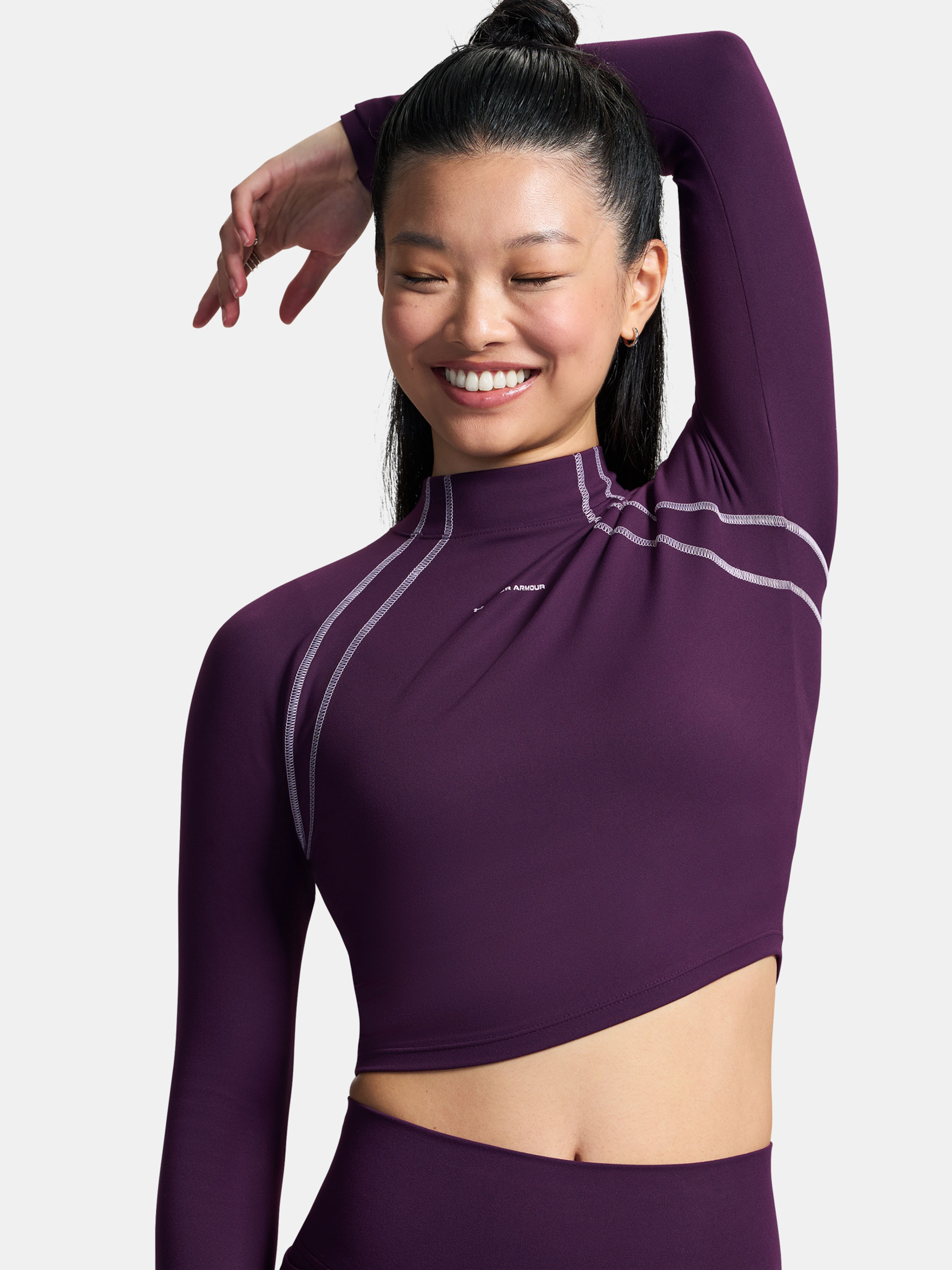 Sieviešu t-krekls Under Armour Motion LS Mock - 004