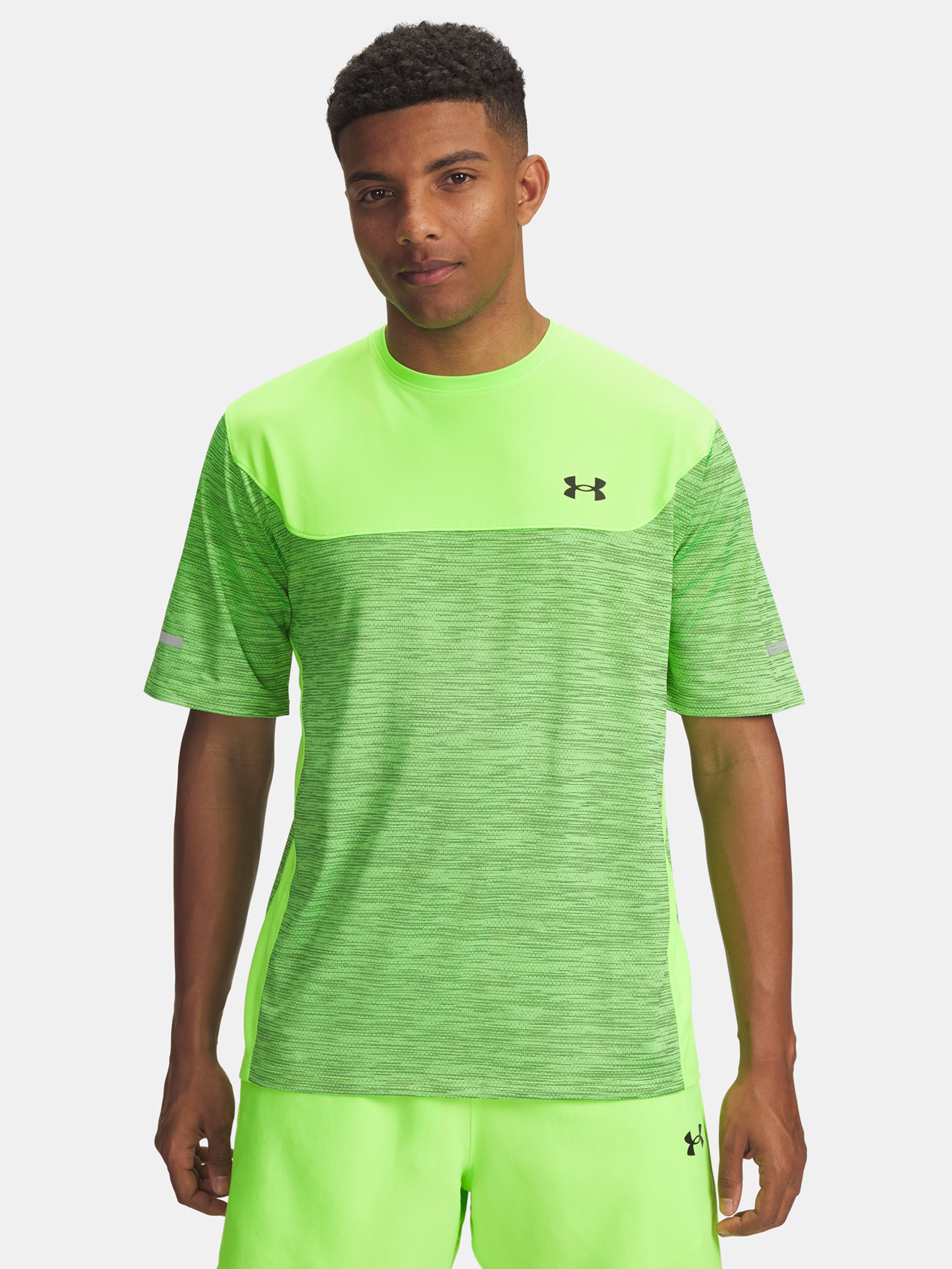 Pánske tričko Under Armour UA Tech Utility SS-GRN