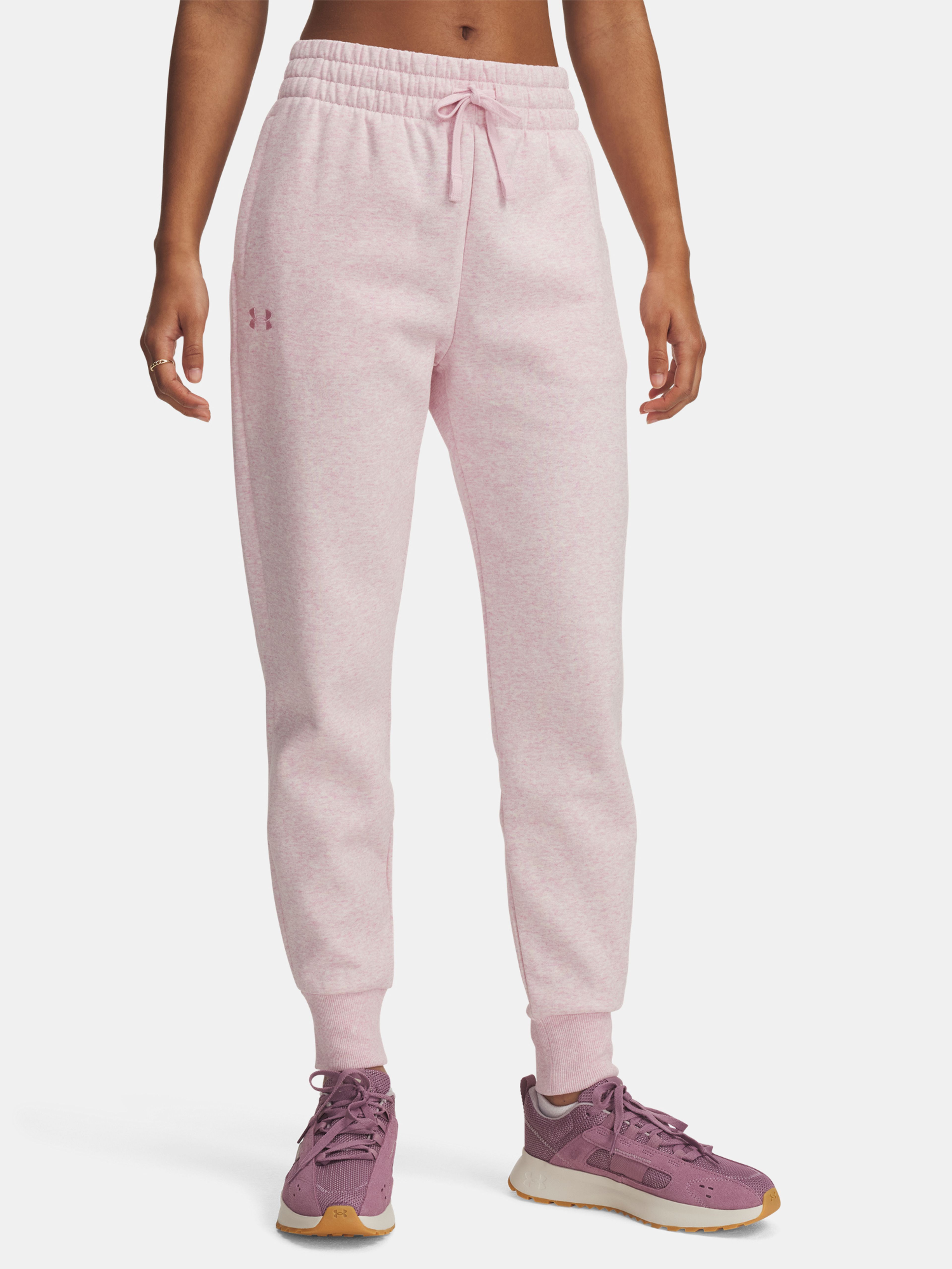 Moteriškos treningai Under Armour UA Rival Fleece Jogger-PNK