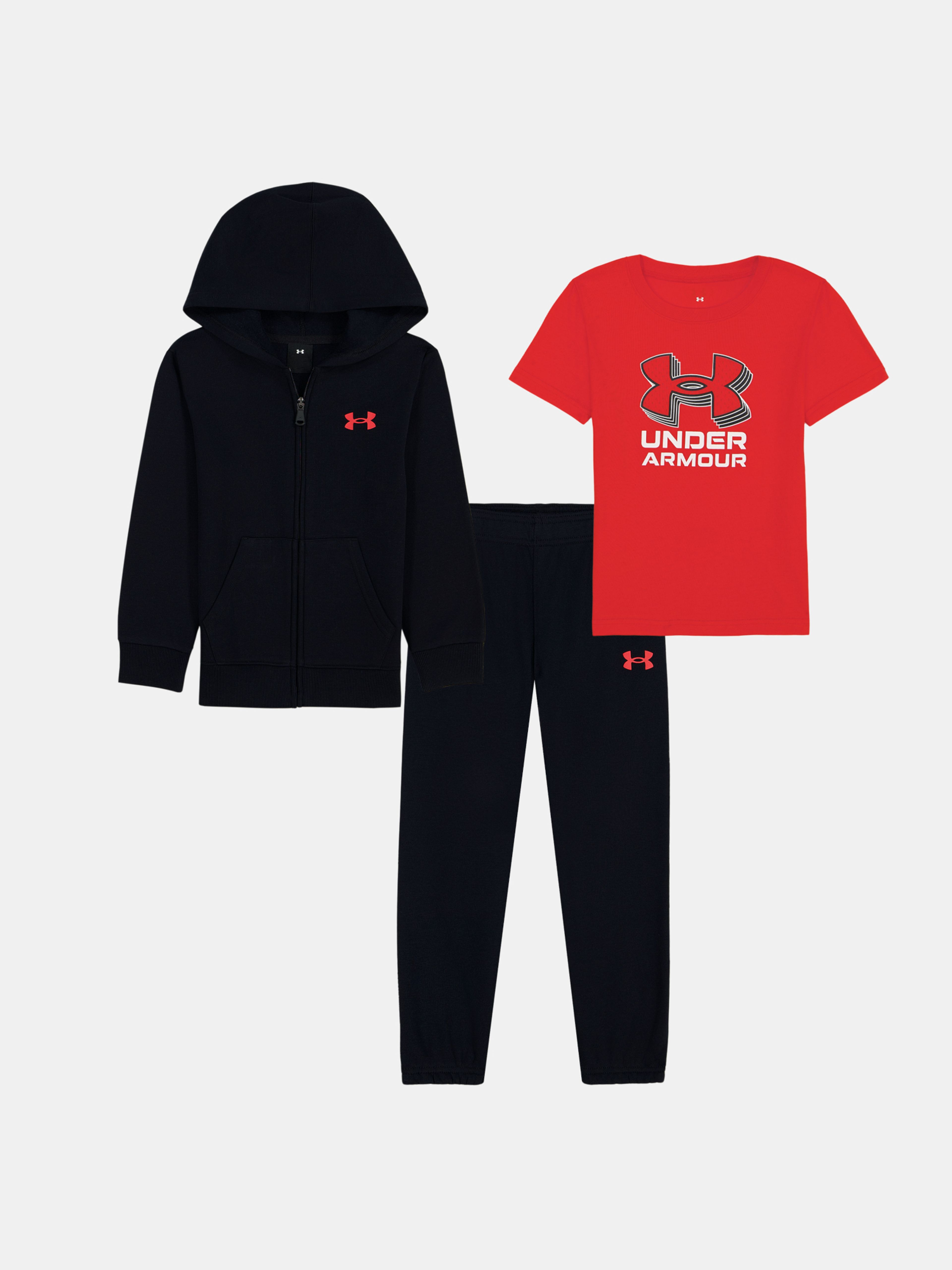 Zēnu komplekts Under Armour UA 3PC FZ HOODIE SET - 001