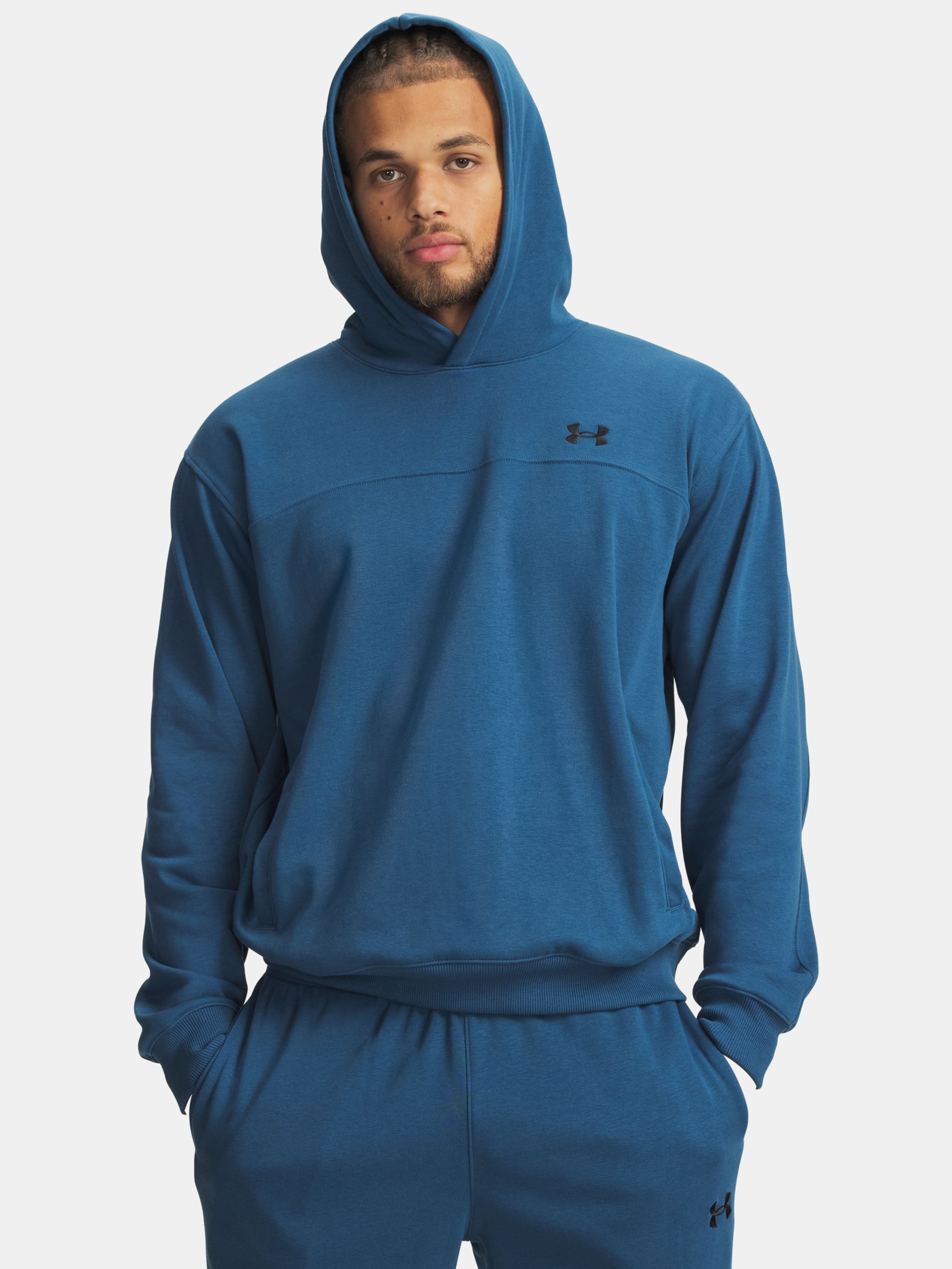 Moški pulover  Under Armour UA Rival LW Hoodie-BLU