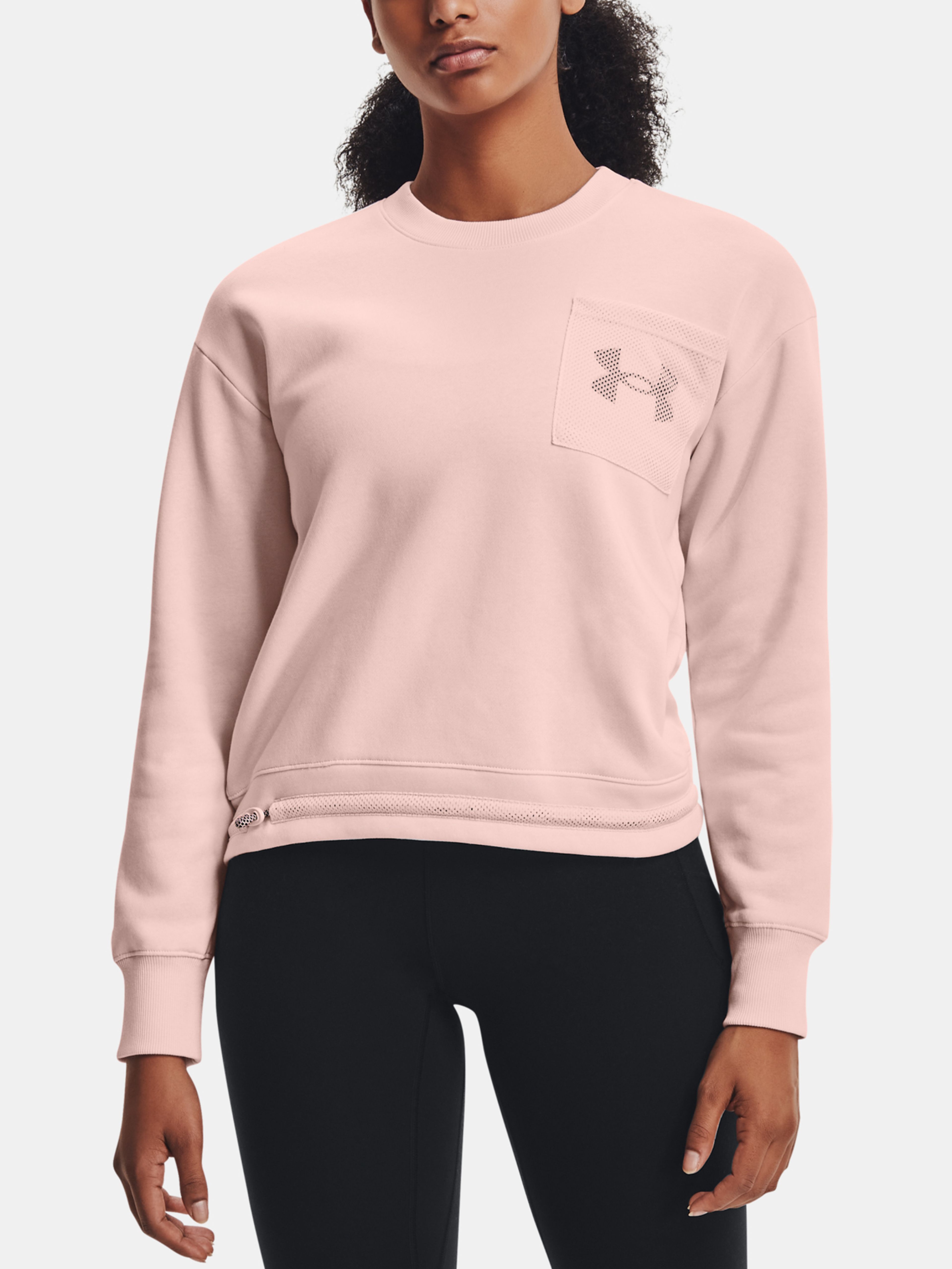 Női felső Under Armour Rival Fleece Mesh Crew